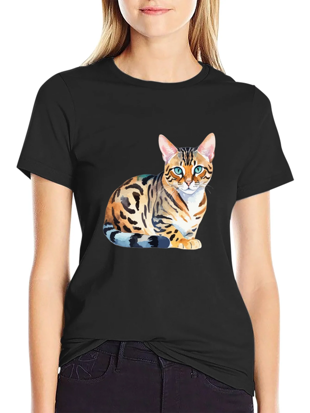 Bengal Cat Graphic T-Shirt - Stylish Mens Tee product image 2