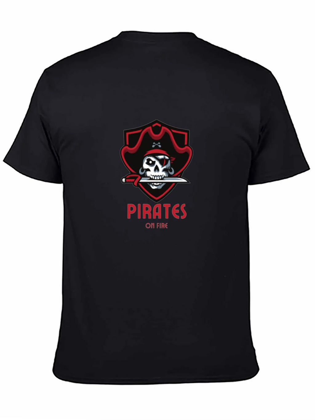 Pirates On Fire T-Shirt - Skull Graphic Tee product image 4