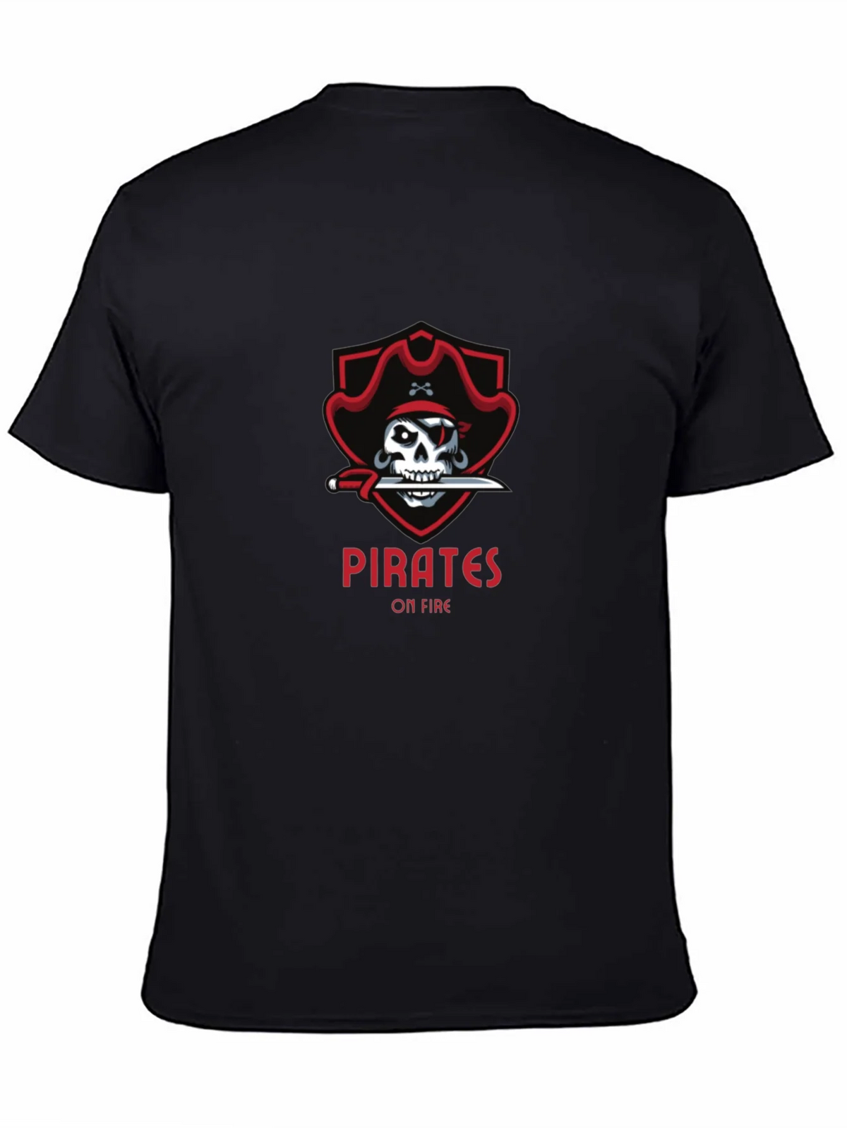 Pirates On Fire T-Shirt - Skull Graphic Tee product image 4