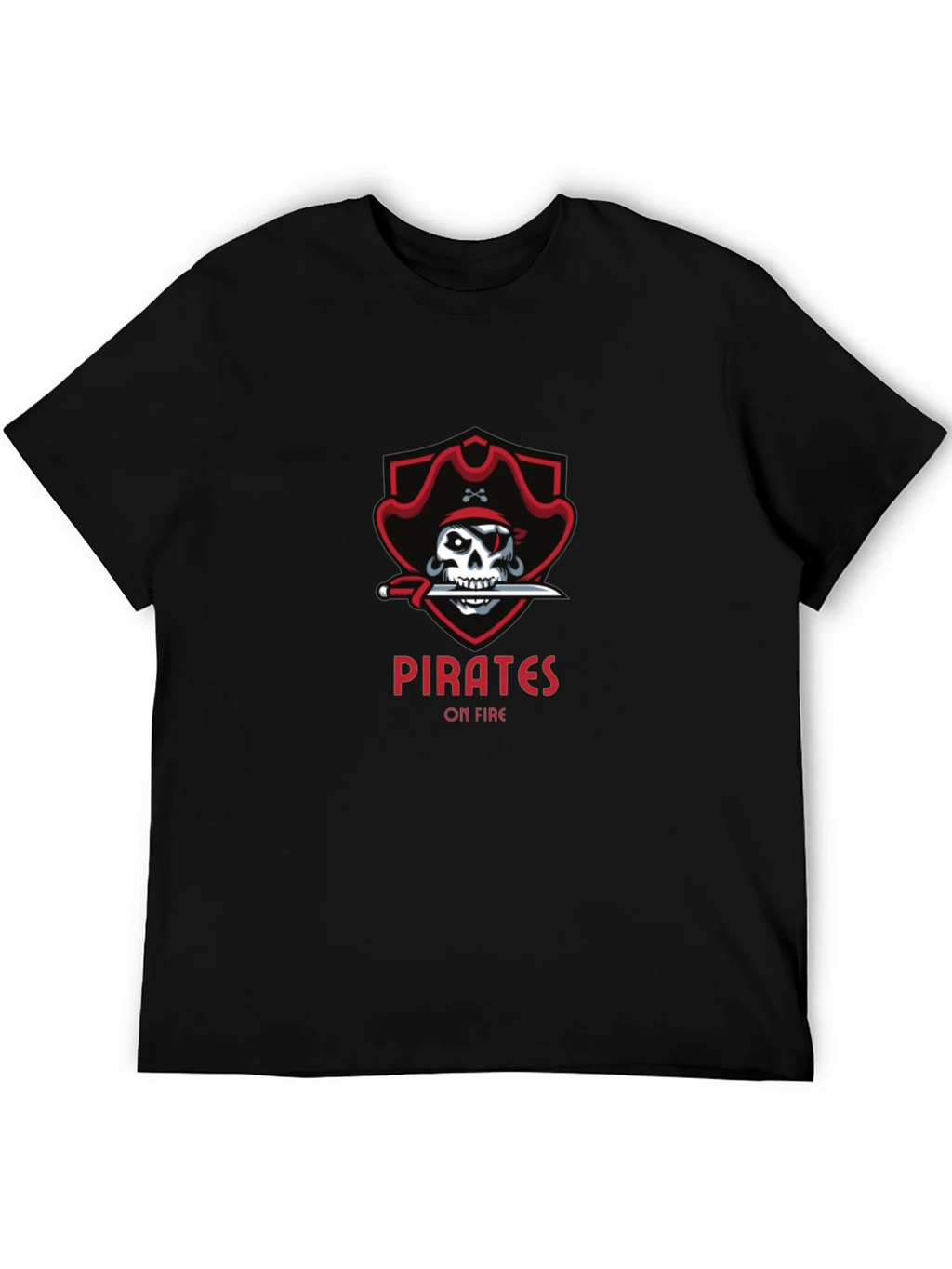 Pirates On Fire T-Shirt - Skull Graphic Tee product image 5