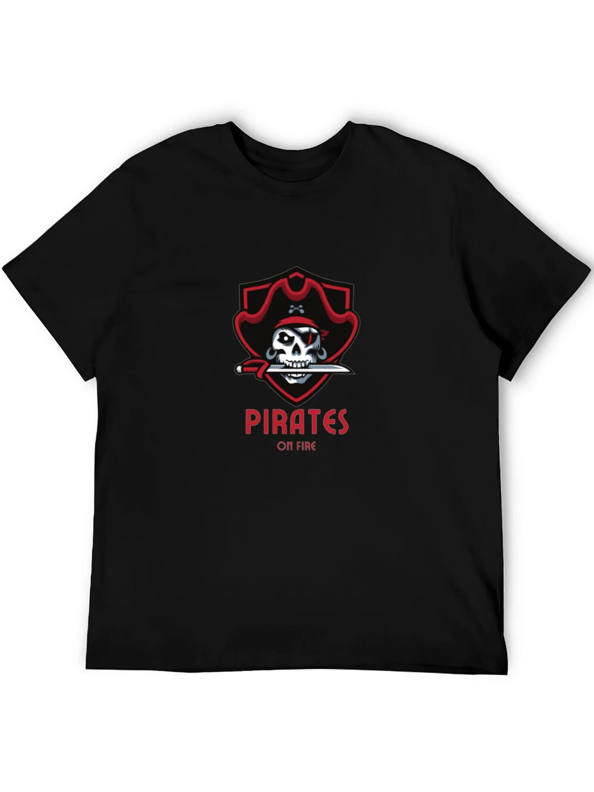 Pirates On Fire T-Shirt - Skull Graphic Tee product image 5