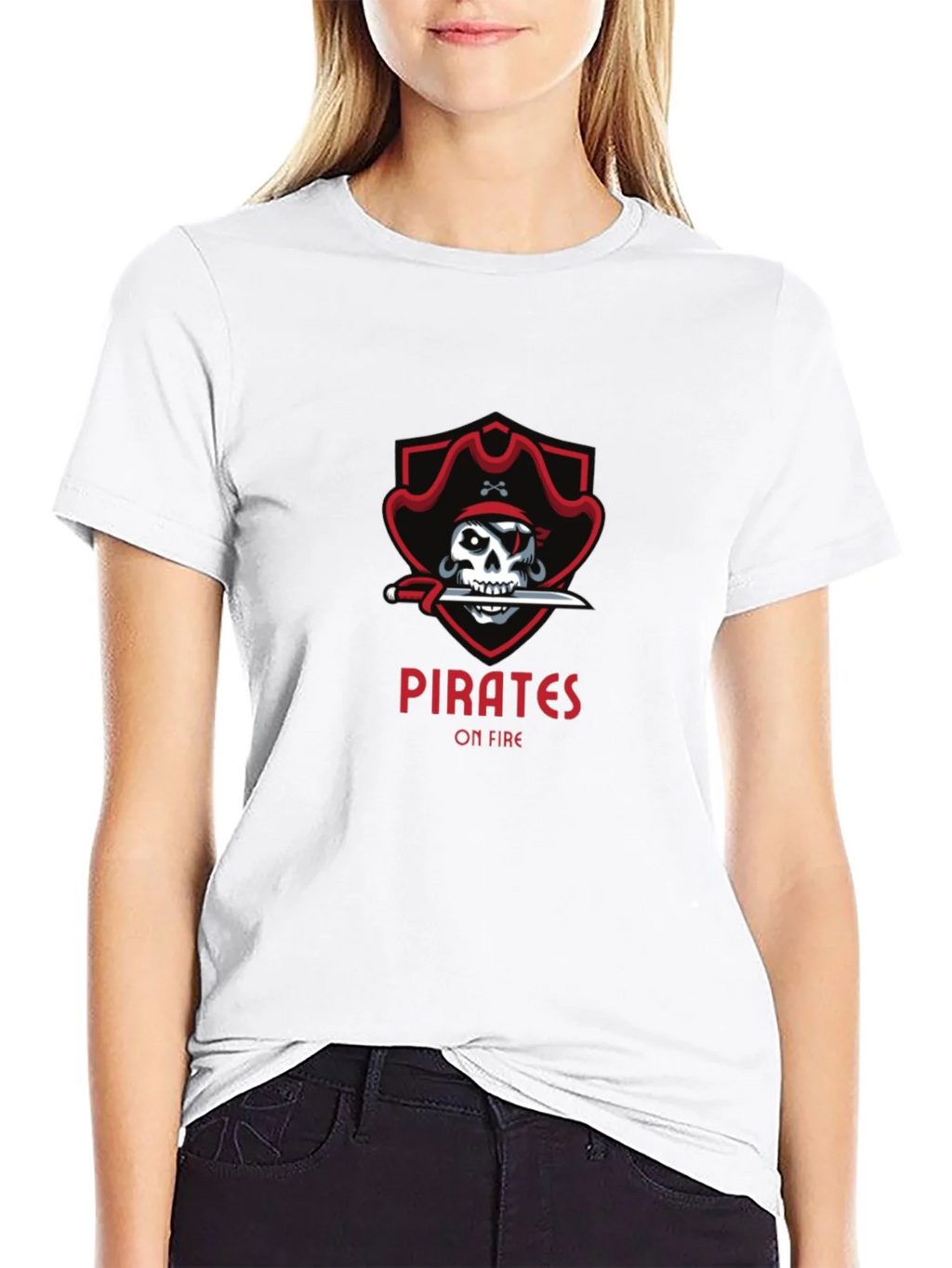 Pirates On Fire T-Shirt - Skull Graphic Tee product image 8