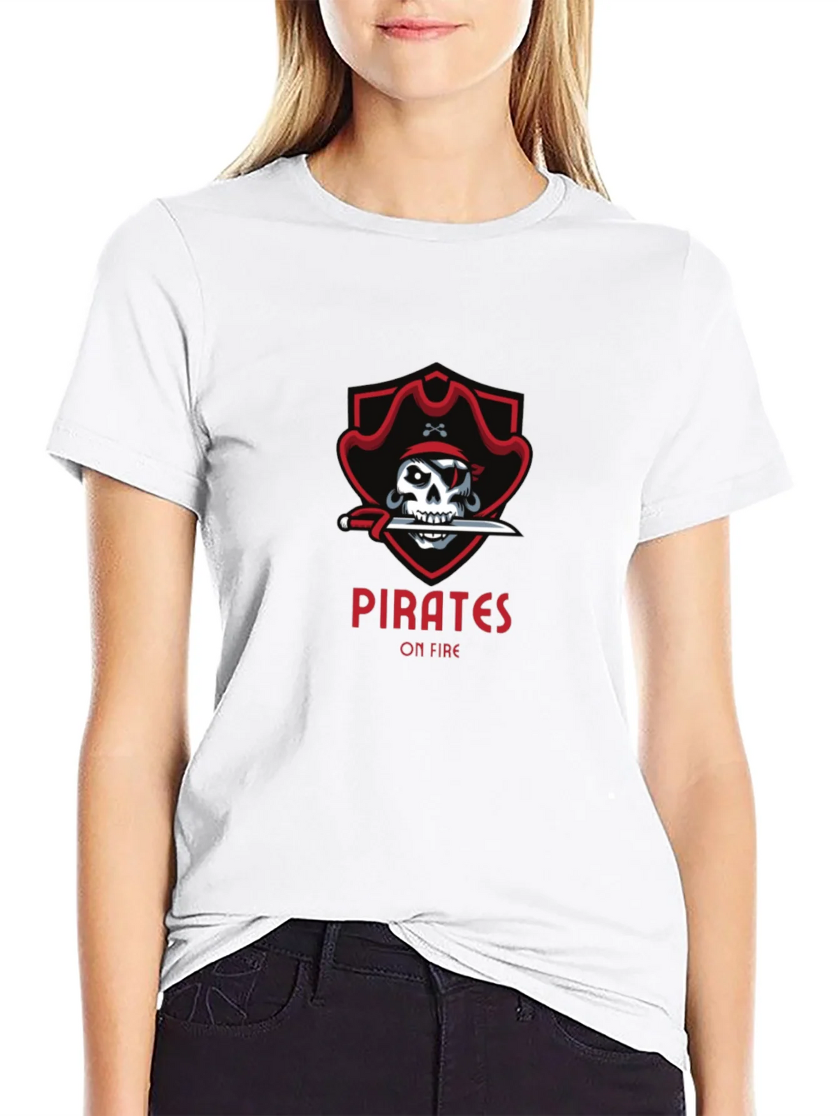 Pirates On Fire T-Shirt - Skull Graphic Tee product image 8