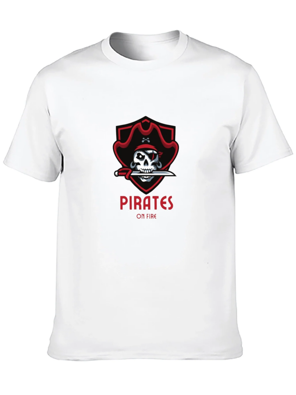 Pirates On Fire T-Shirt - Skull Graphic Tee product image 9