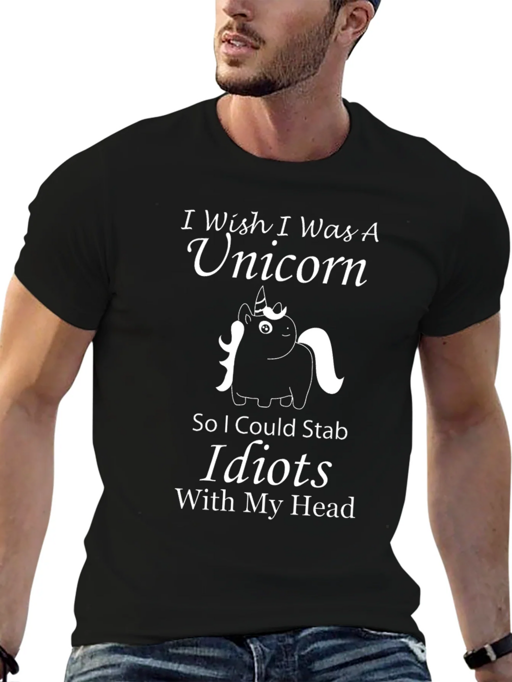 Unicorn Stab Idiots T-Shirt product image 6