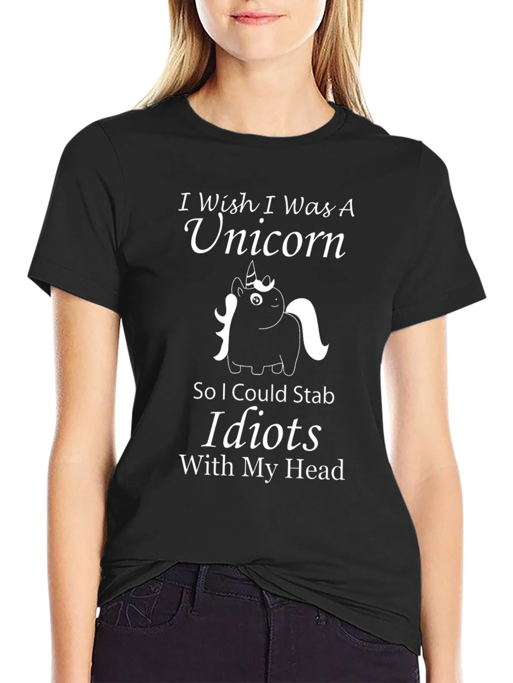 Unicorn Stab Idiots T-Shirt product image 2