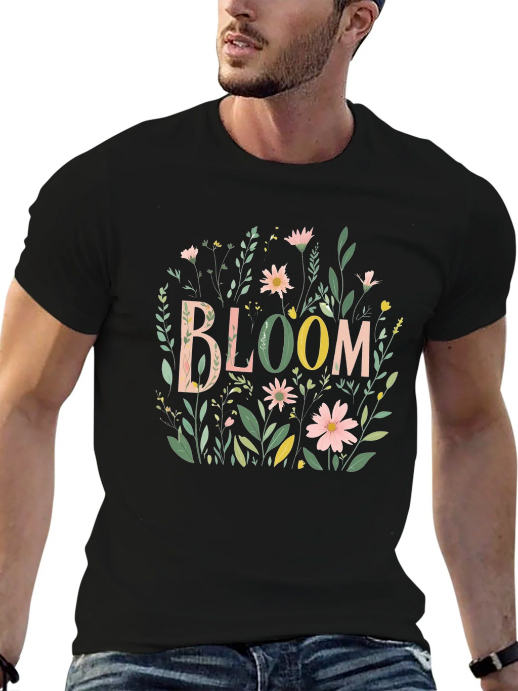 Bloom Graphic T-Shirt - Floral Design product image 3