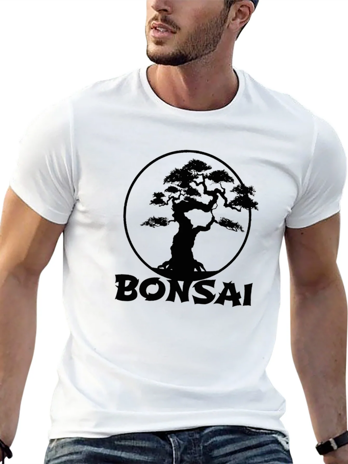 Bonsai Tree Graphic Print Tee - Black product image 11