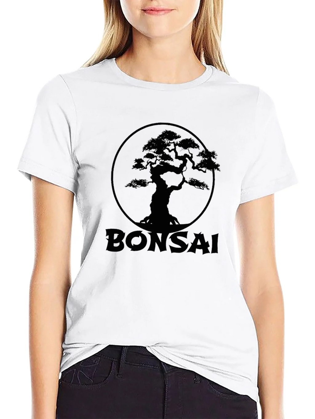 Bonsai Tree Graphic Print Tee - Black product image 7