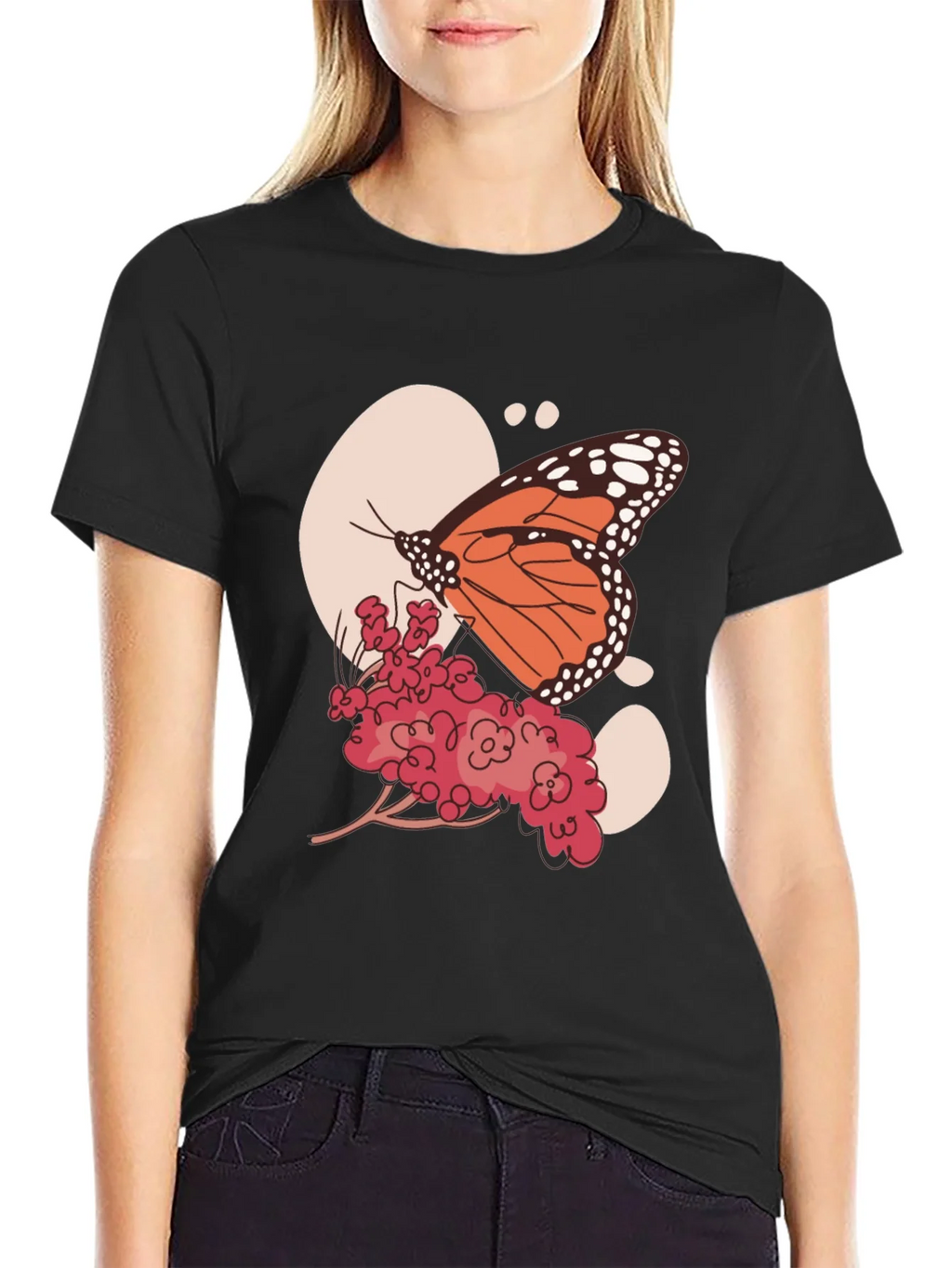 Butterfly Graphic Tee - Nature Inspired Print product image 2