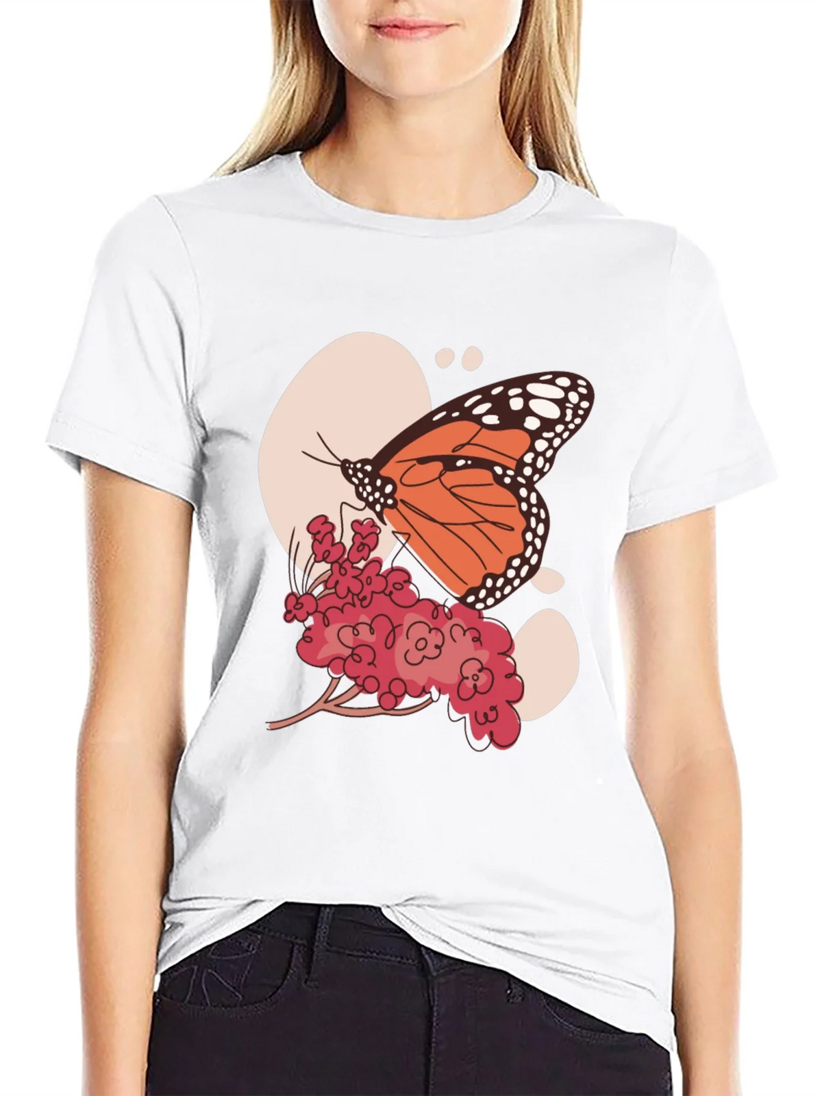 Butterfly Graphic Tee - Nature Inspired Print product image 8