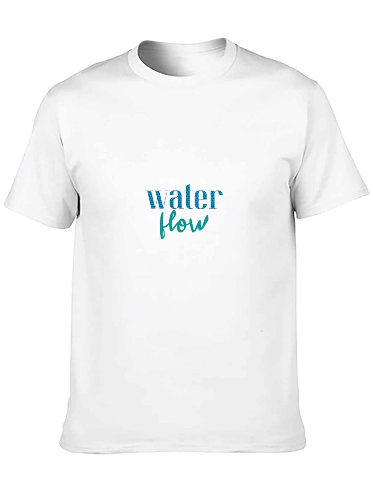 Water Flow Graphic Print Black T-Shirt product image 8