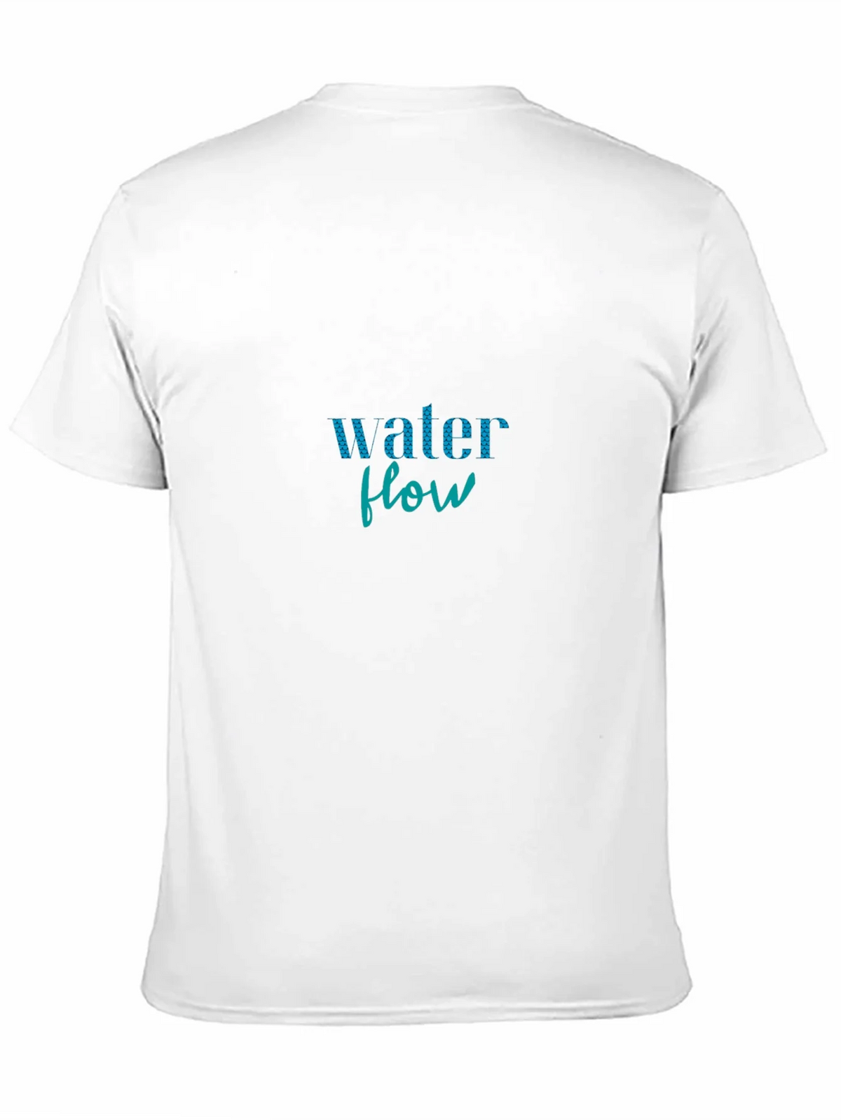 Water Flow Graphic Print Black T-Shirt product image 9