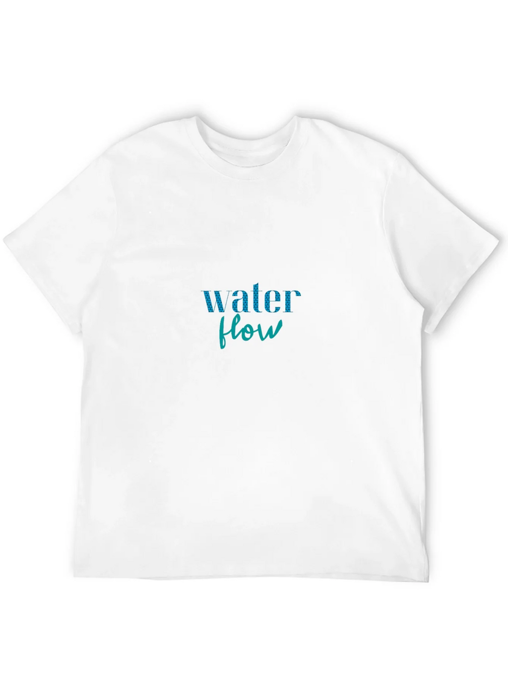 Water Flow Graphic Print Black T-Shirt product image 10
