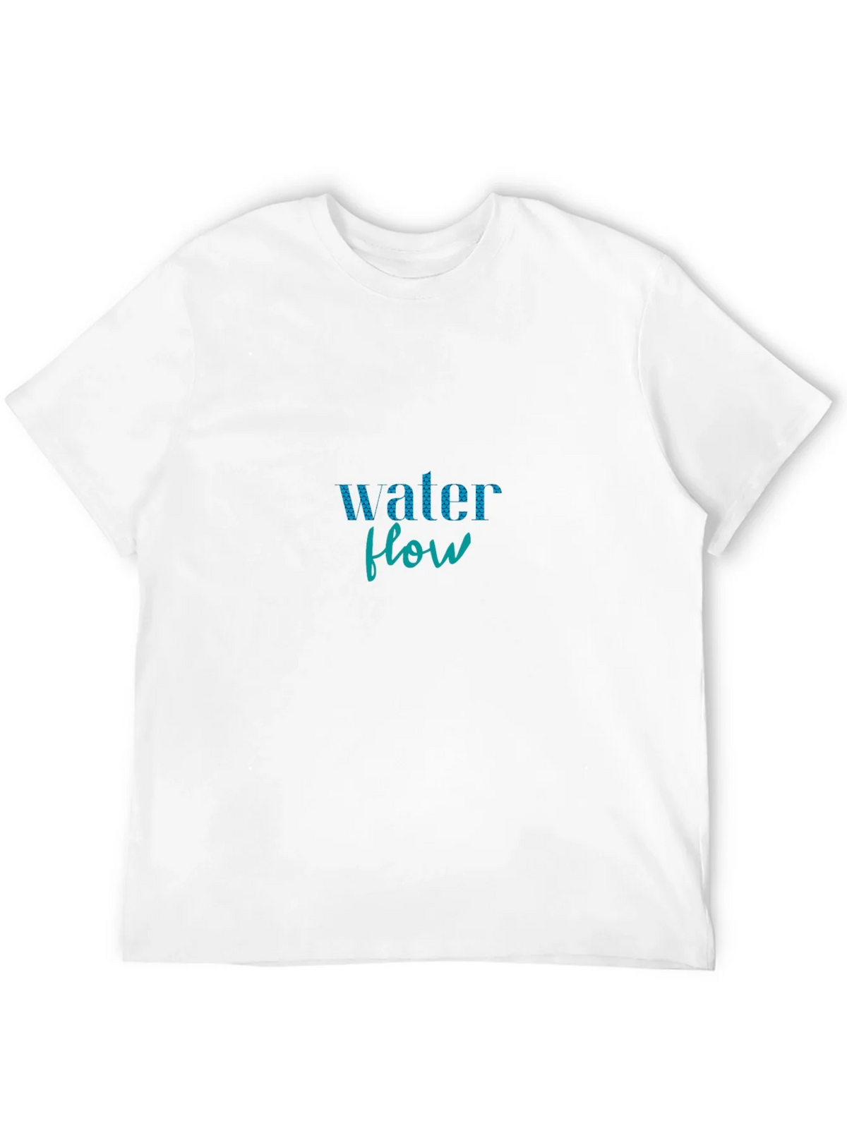Water Flow Graphic Print Black T-Shirt product image 10