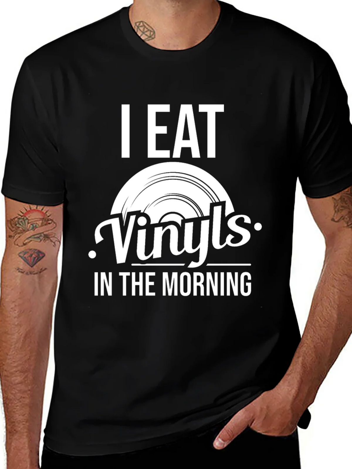 I Eat Vinyls T-Shirt product image 1