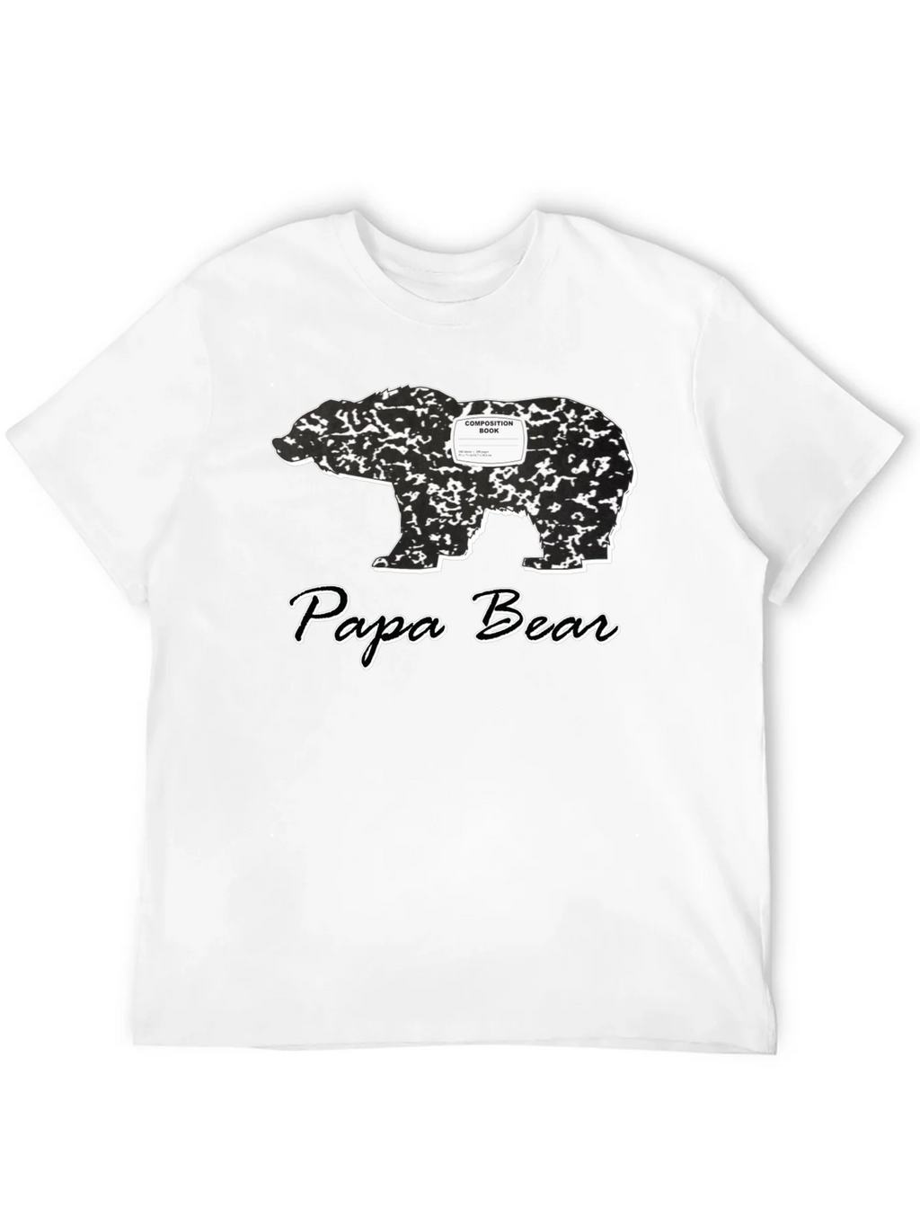 Papa Bear Composition Book T-Shirt product image 11