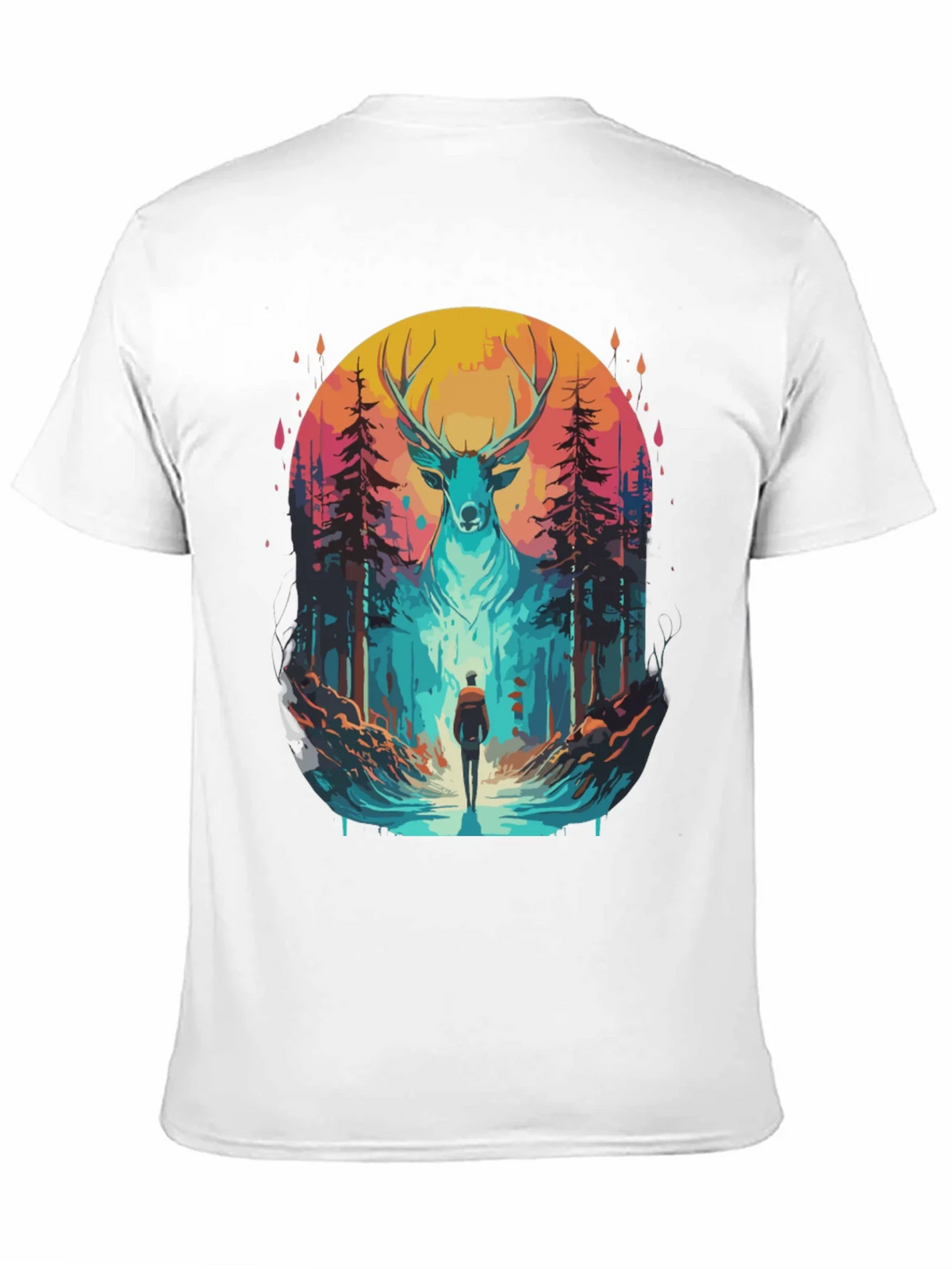 Deer Forest Graphic Tee - Nature Adventure product image 9