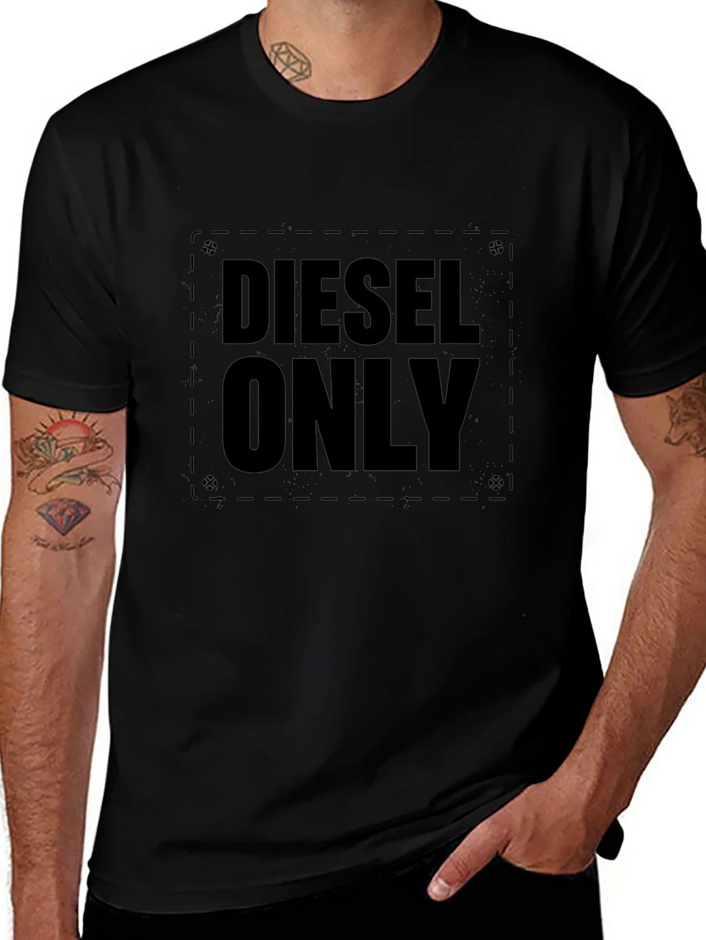 Diesel Only Graphic Tee - Black product image 1