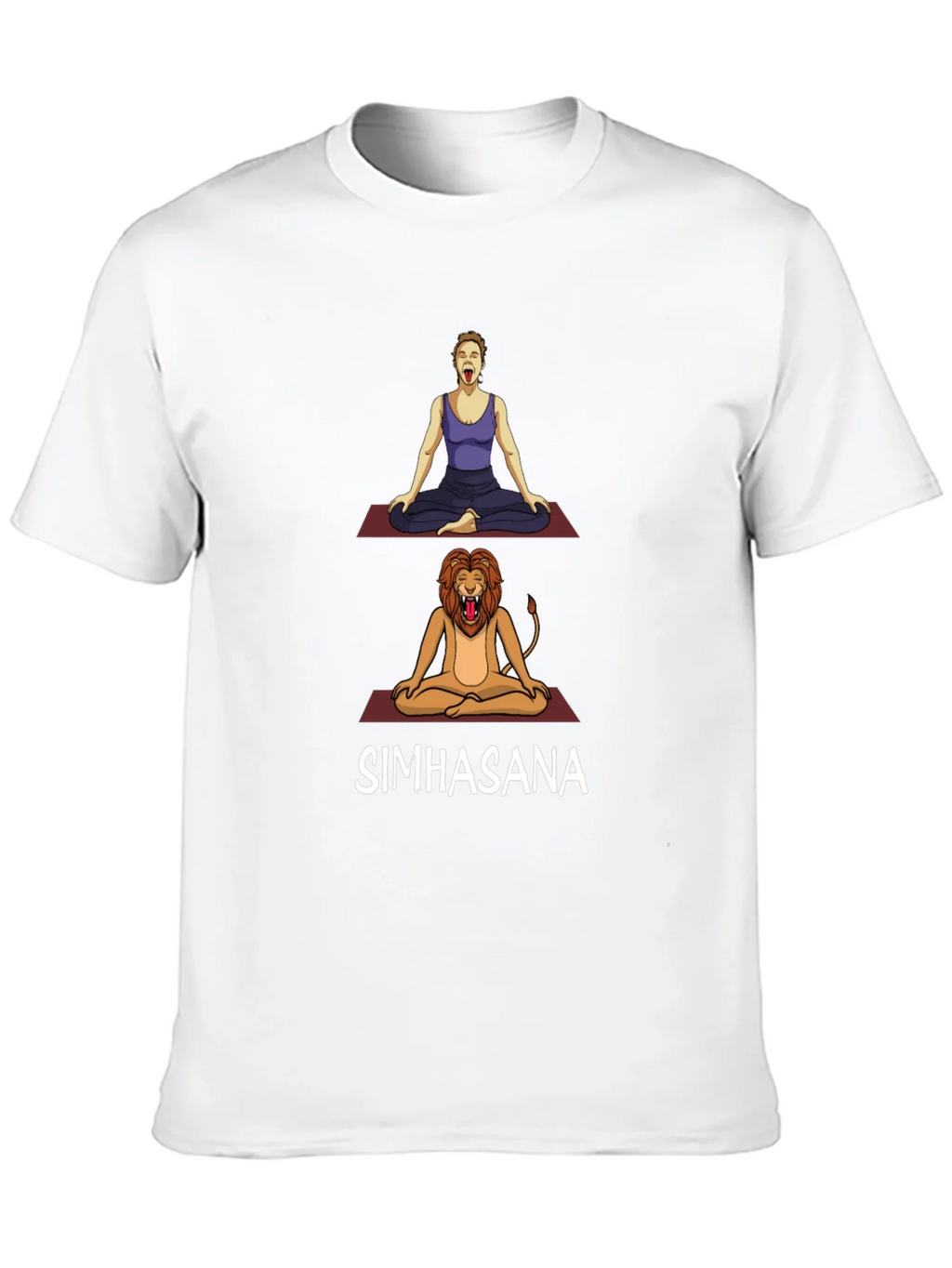 Simhasana Yoga Pose T-Shirt - Lions Breath product image 9