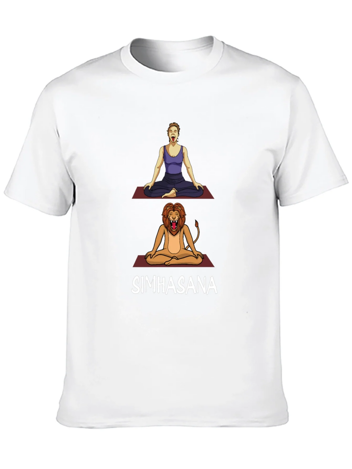 Simhasana Yoga Pose T-Shirt - Lions Breath product image 9