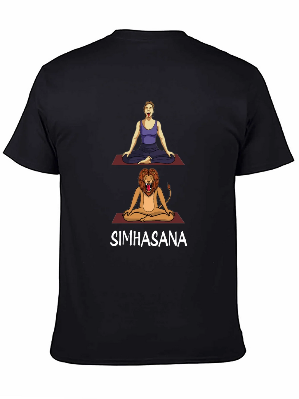 Simhasana Yoga Pose T-Shirt - Lions Breath product image 4