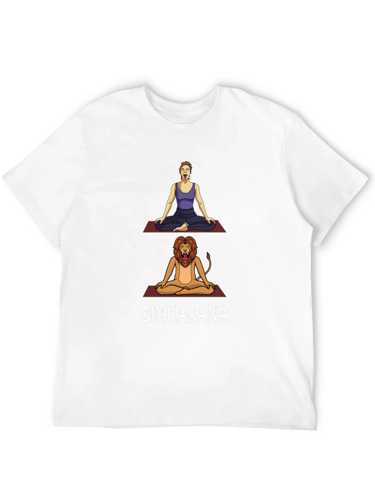Simhasana Yoga Pose T-Shirt - Lions Breath product image 11