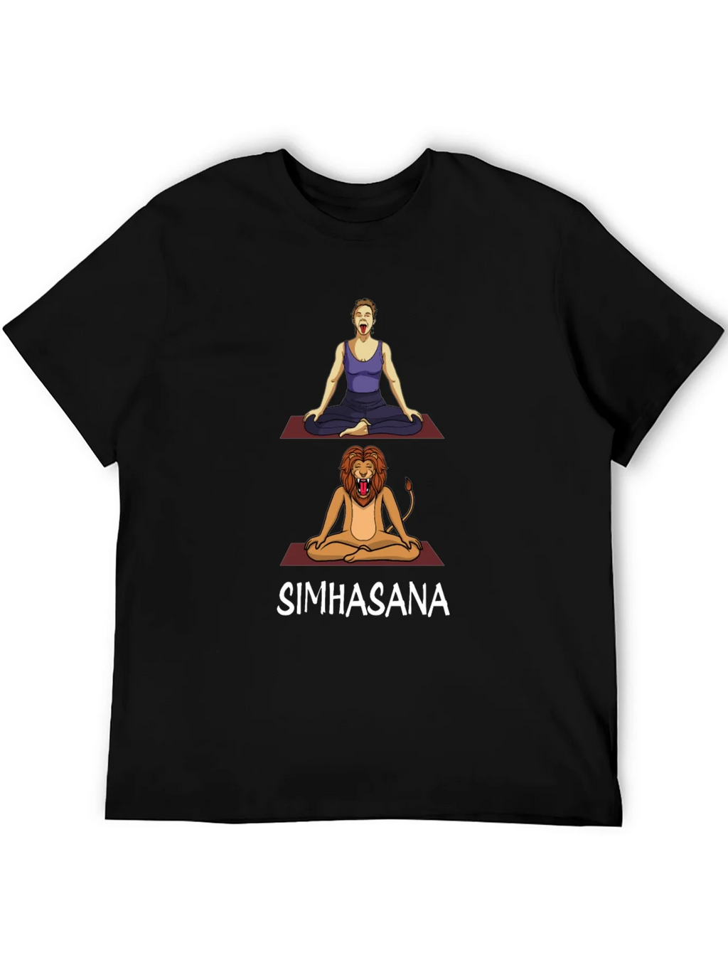 Simhasana Yoga Pose T-Shirt - Lions Breath product image 5