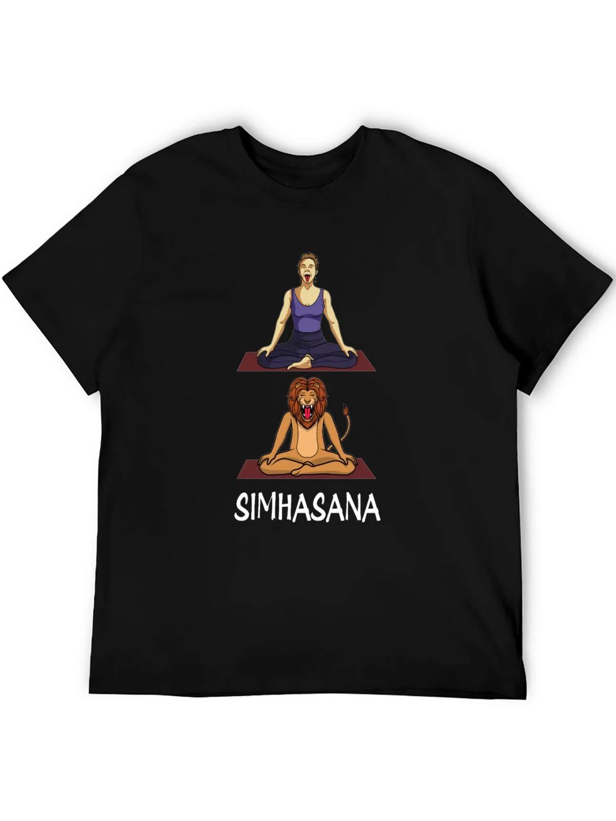 Simhasana Yoga Pose T-Shirt - Lions Breath product image 5