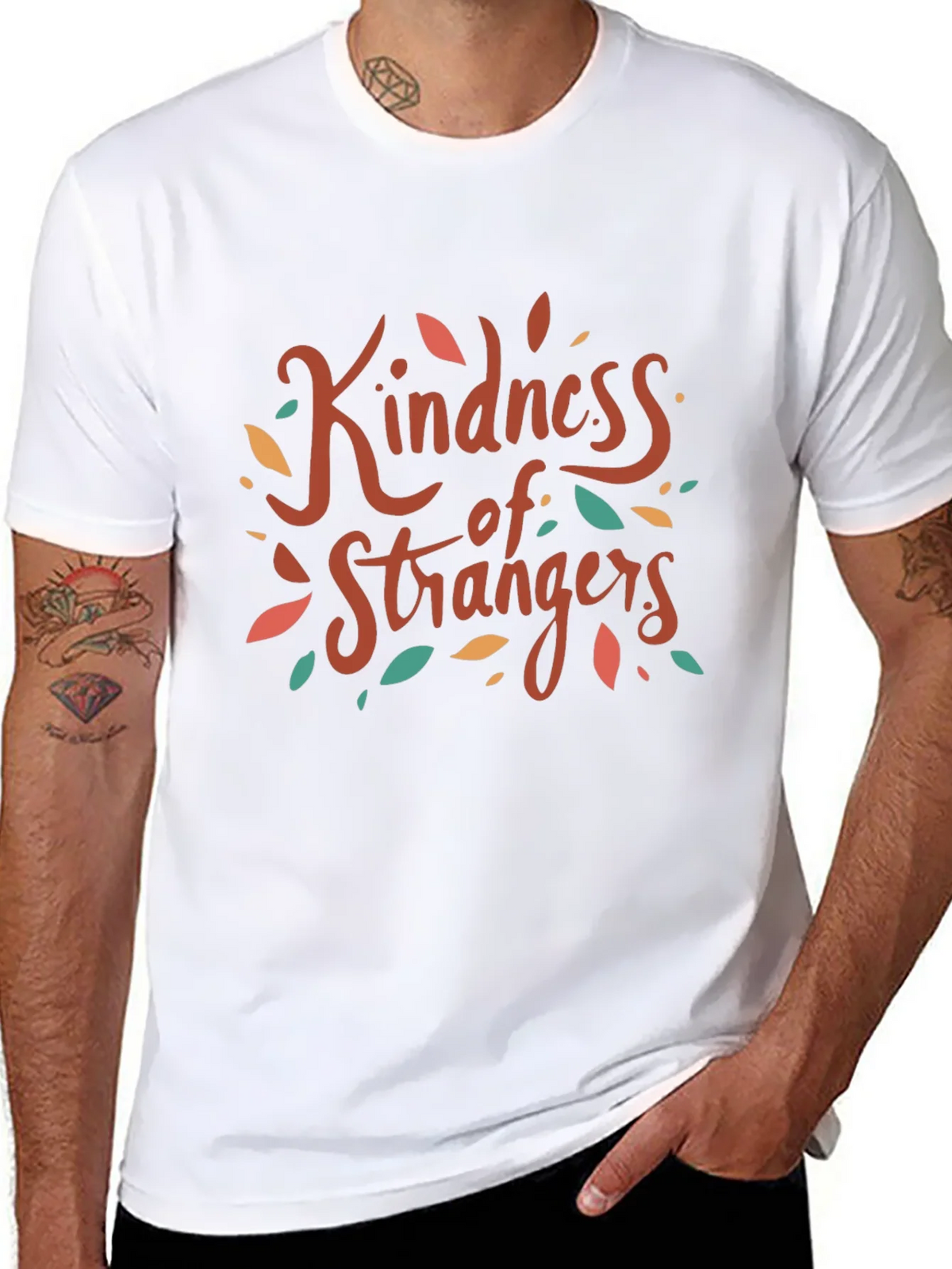 Kindness of Strangers Graphic Tee - Black product image 7