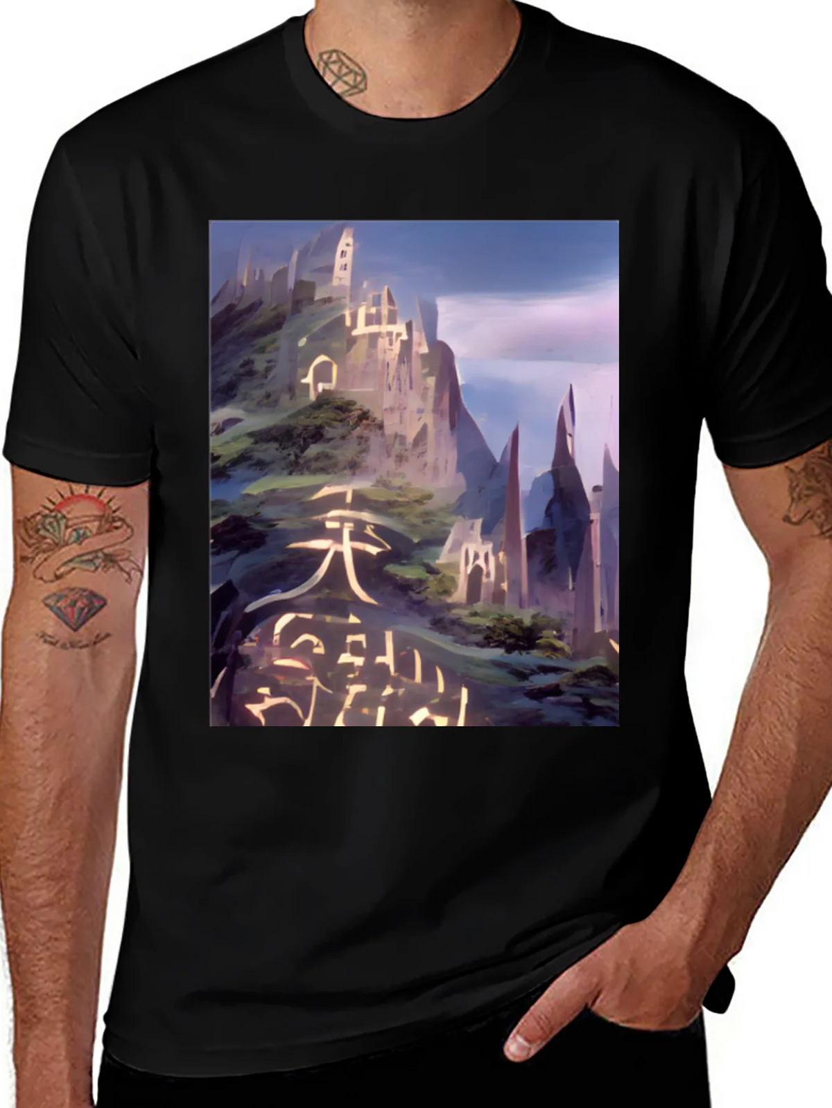 Abstract Mountain T-Shirt product image 1