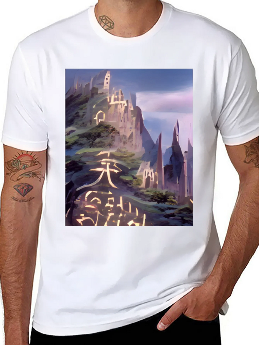 Abstract Mountain T-Shirt product image 7