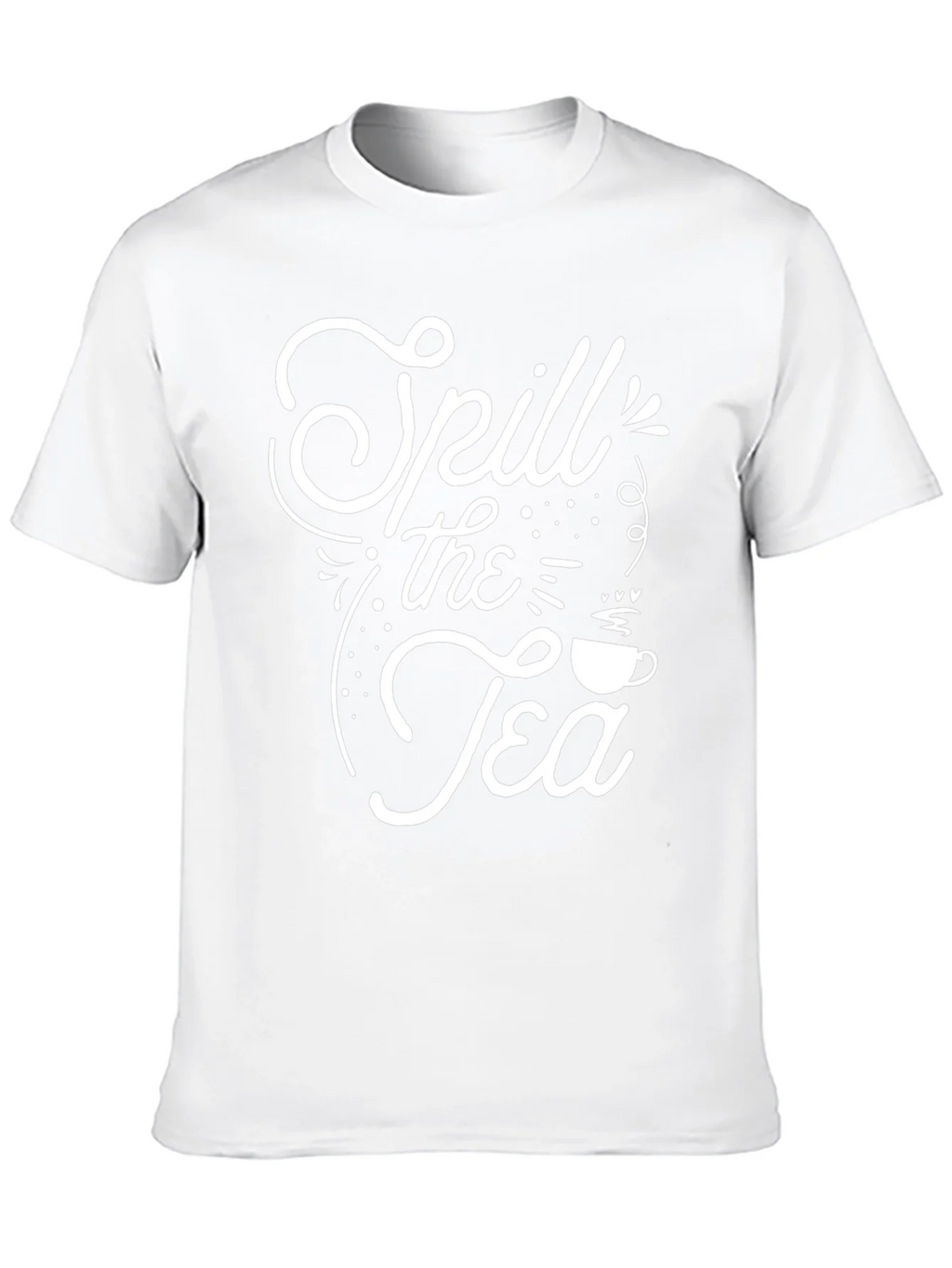 Spill the Tea Graphic Tee - Trendy Black T-Shirt product image 6