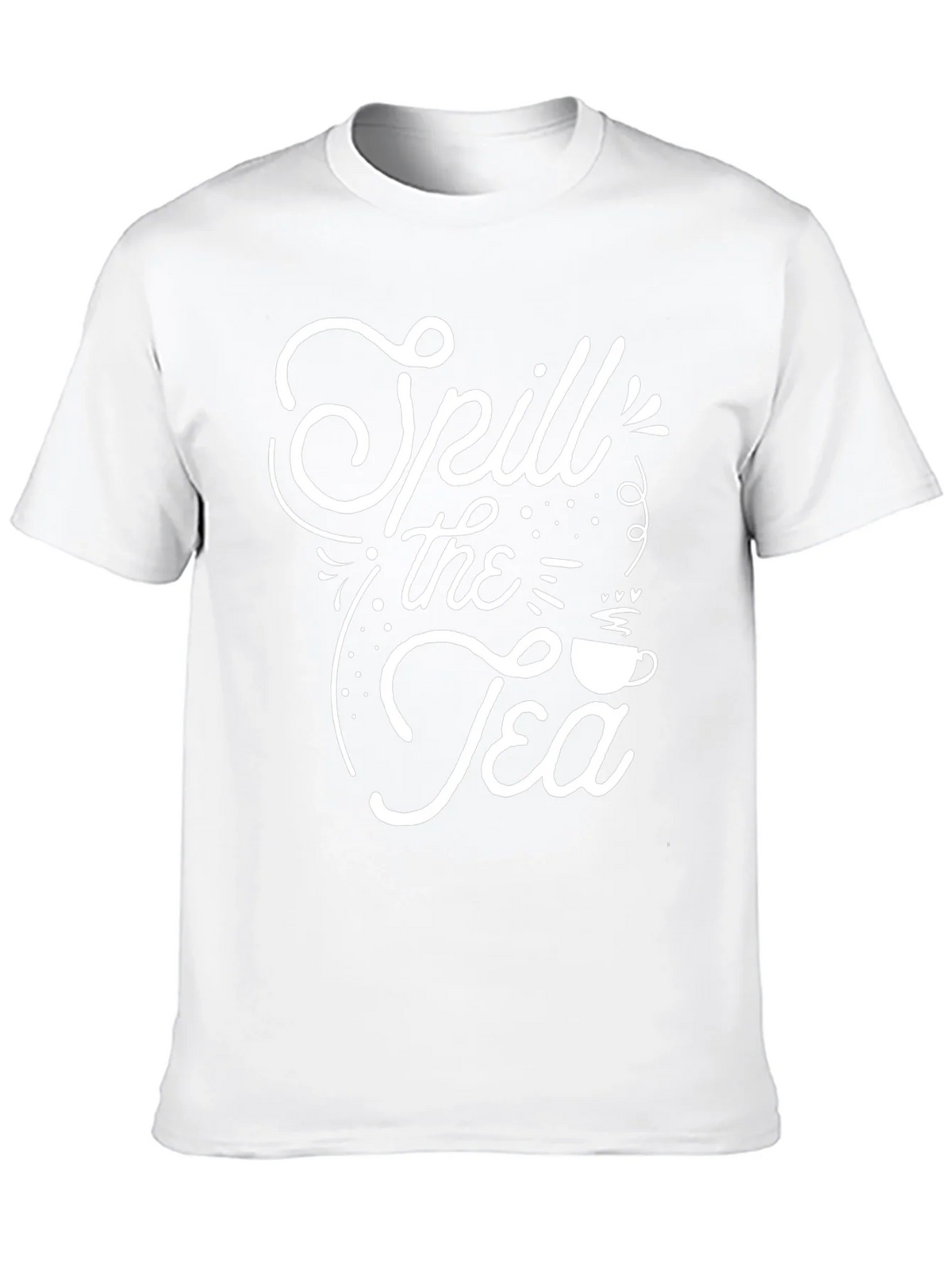 Spill the Tea Graphic Tee - Trendy Black T-Shirt product image 6