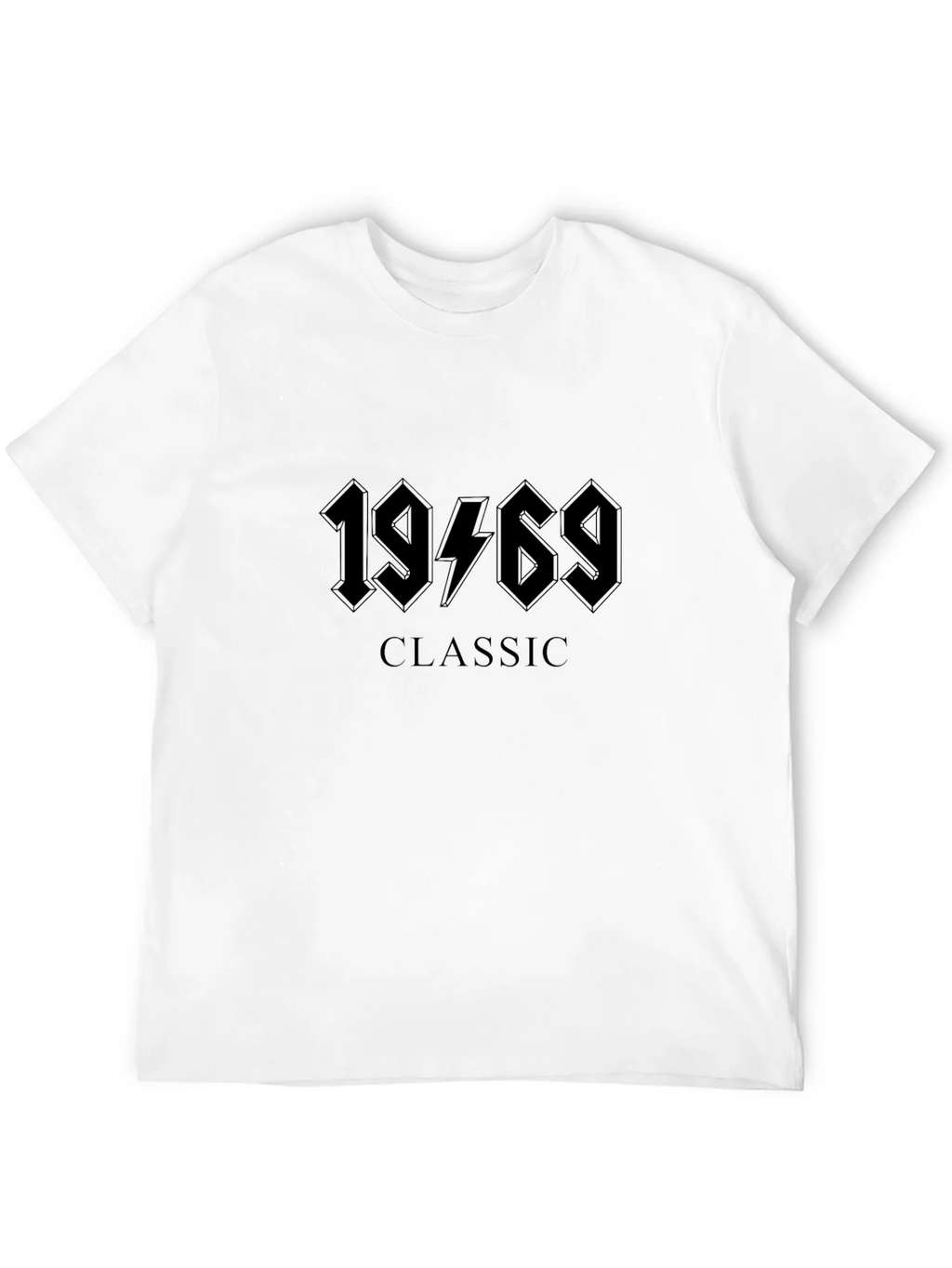 1969 Classic Rock Style Graphic Tee - Black Cotton T-Shirt product image 11