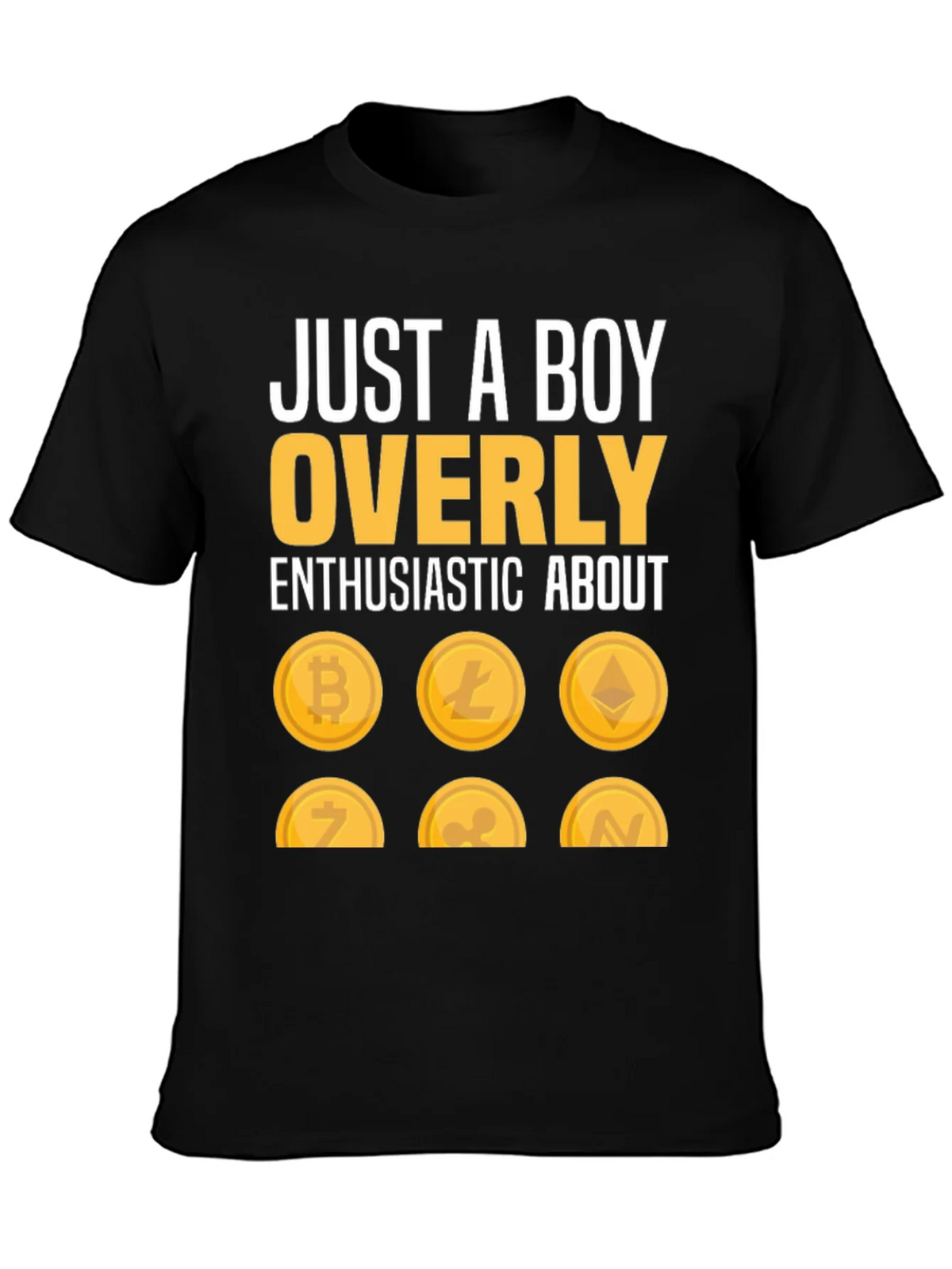 Crypto Enthusiast Boy T-Shirt product image 1