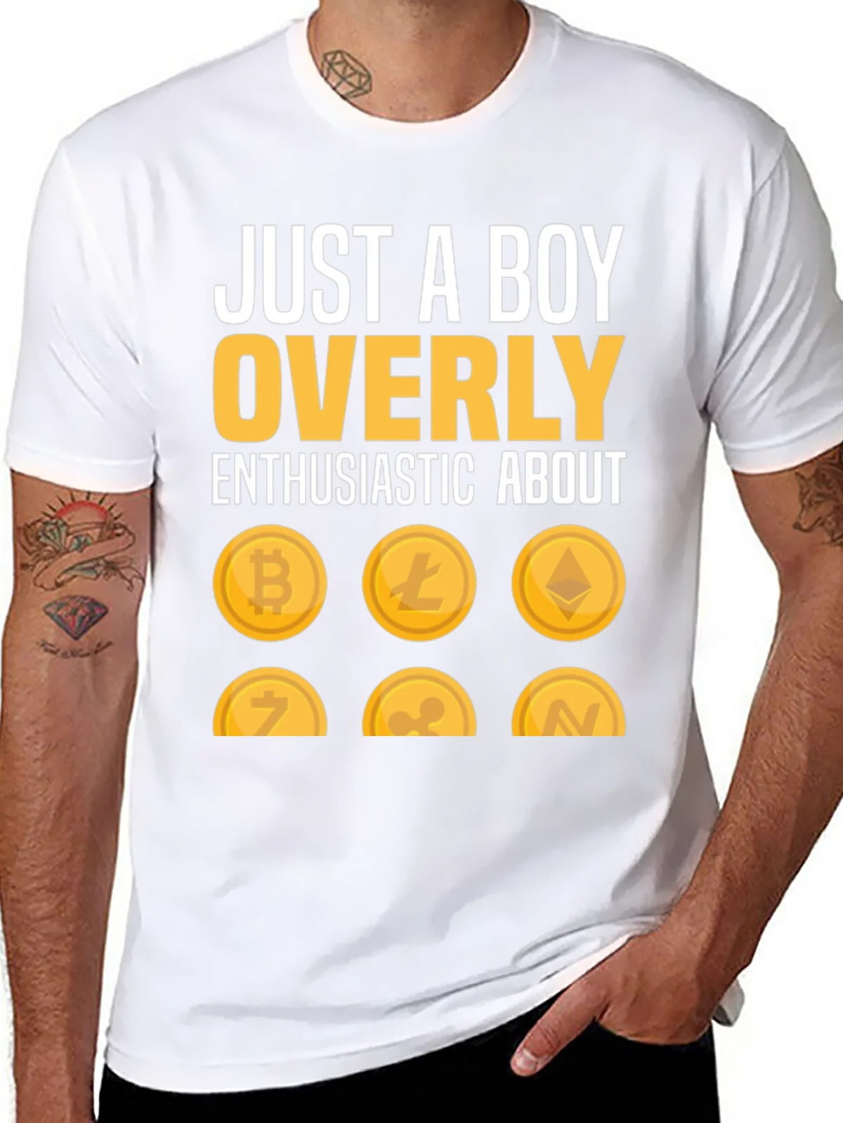 Crypto Enthusiast Boy T-Shirt product image 2