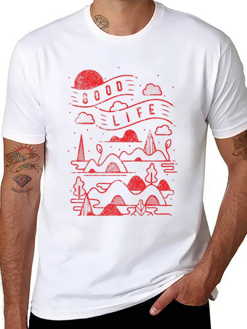 Good Life Graphic Tee - Black product image 7