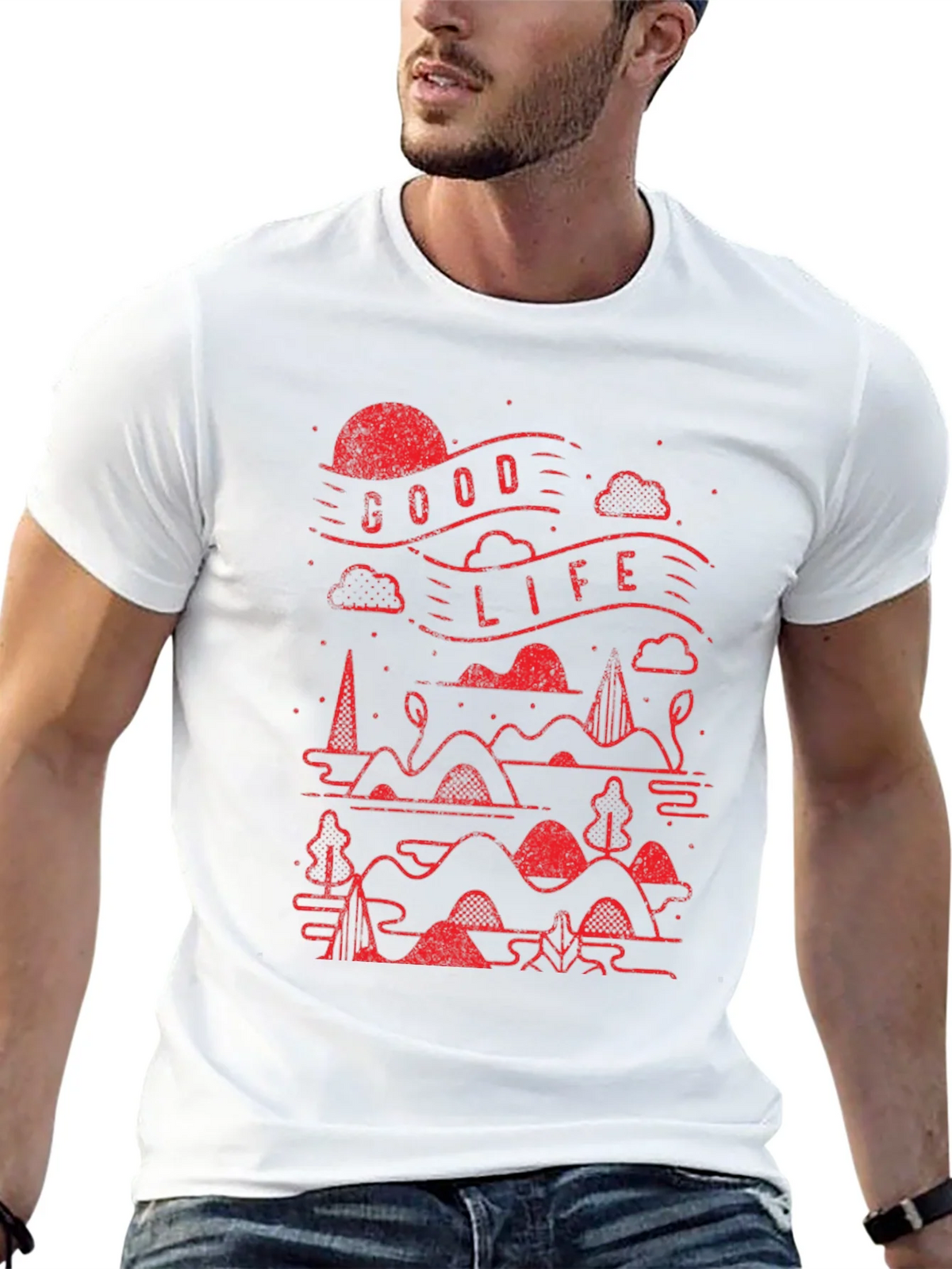 Good Life Graphic Tee - Black product image 12
