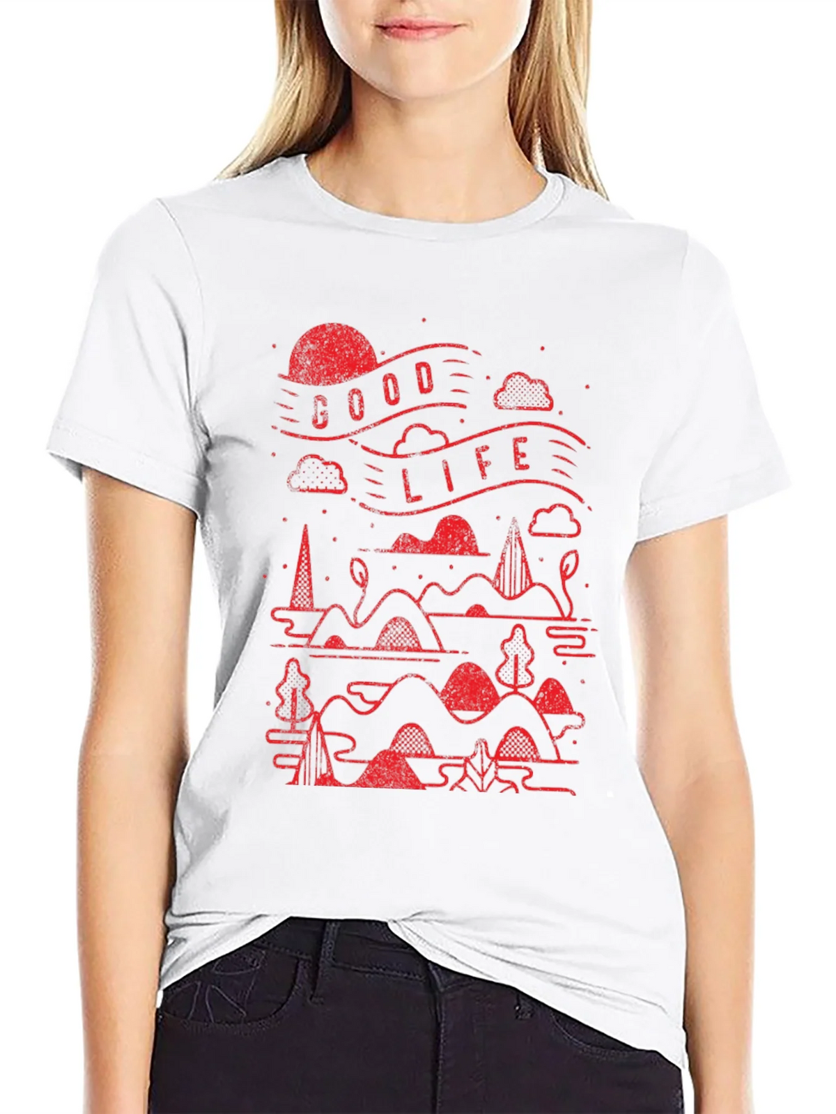 Good Life Graphic Tee - Black product image 8