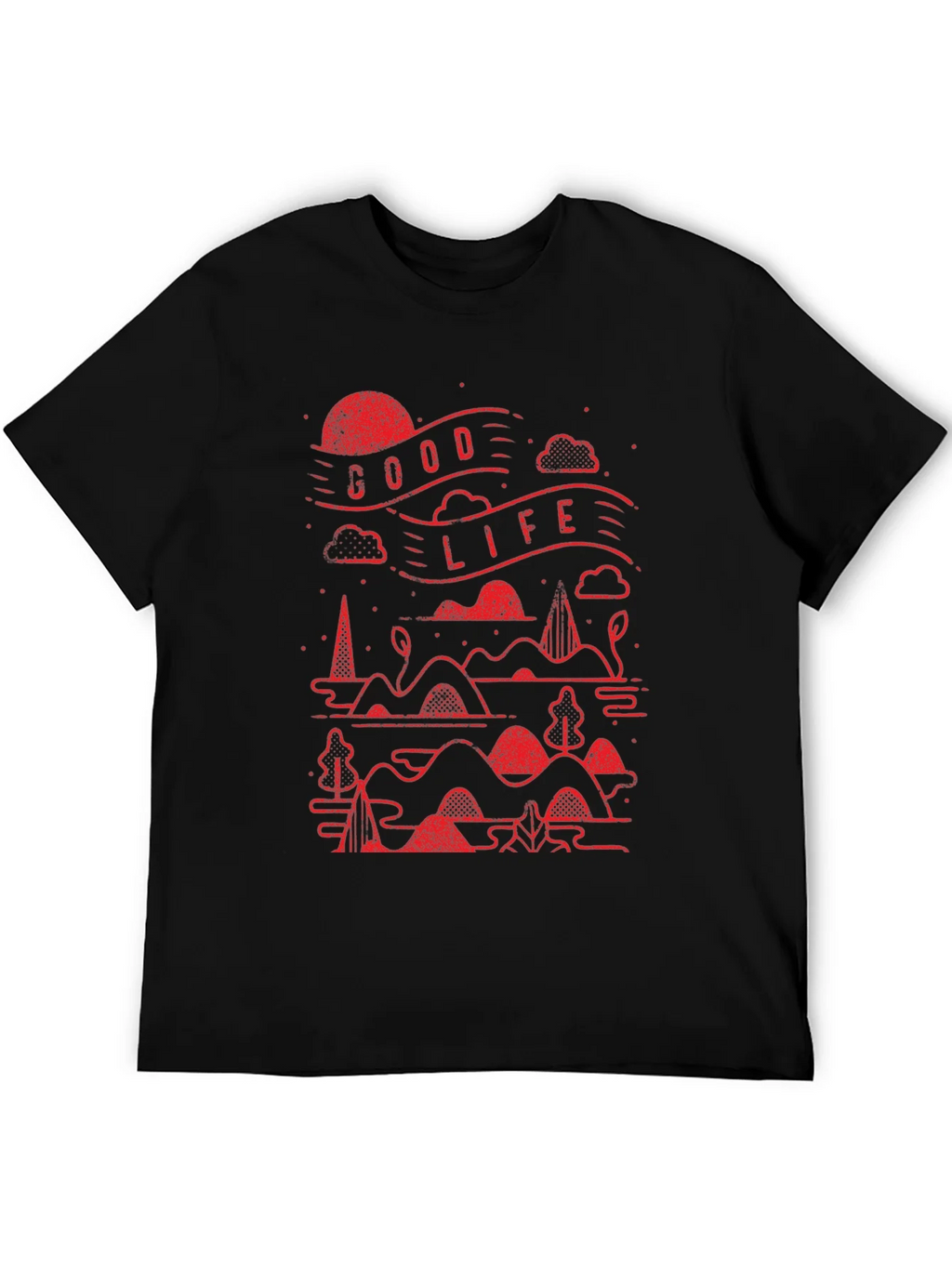 Good Life Graphic Tee - Black product image 5