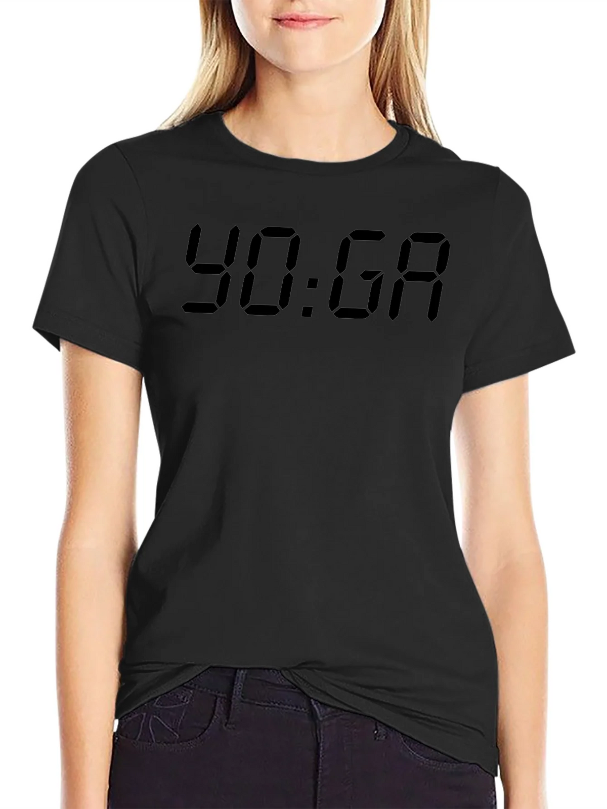YOGA Digital T-Shirt - Black Tee product image 2