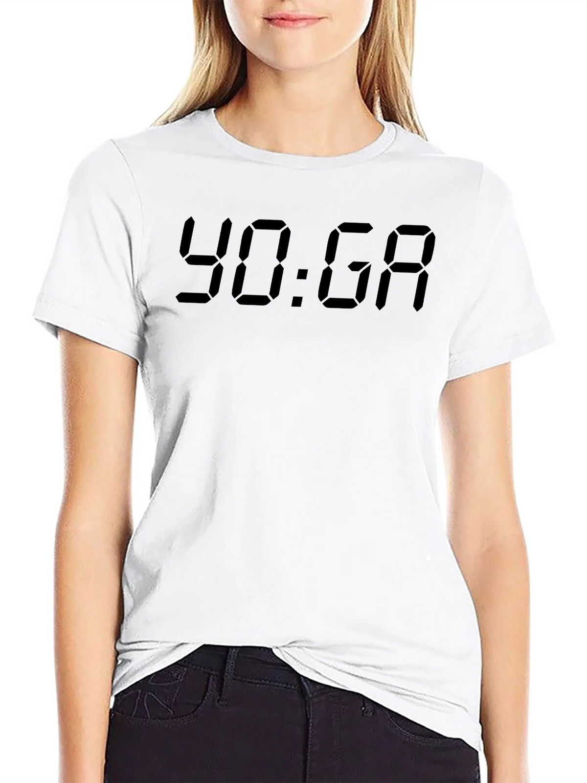 YOGA Digital T-Shirt - Black Tee product image 8