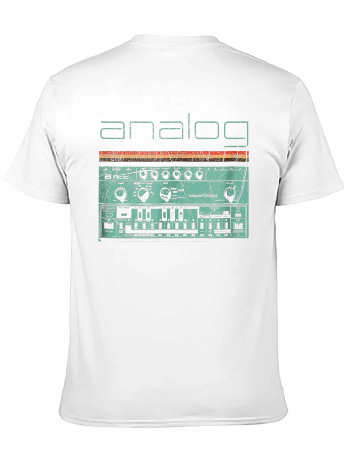 Analog Synth Graphic Tee - Retro Style Synthesizer T-Shirt product image 10