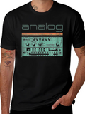 Analog Synth Graphic Tee - Retro Style Synthesizer T-Shirt product image 1