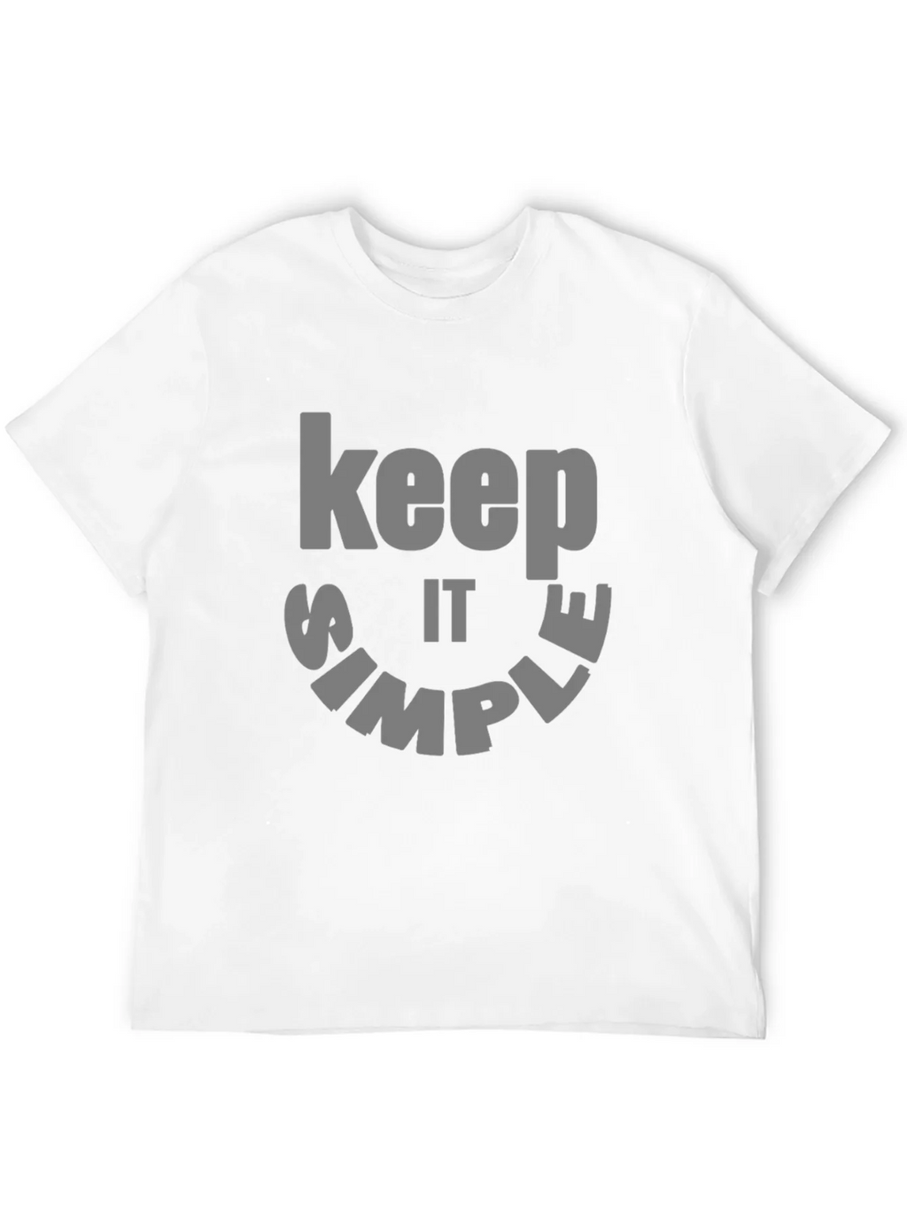 Keep it Simple Graphic Tee - Black Cotton product image 11