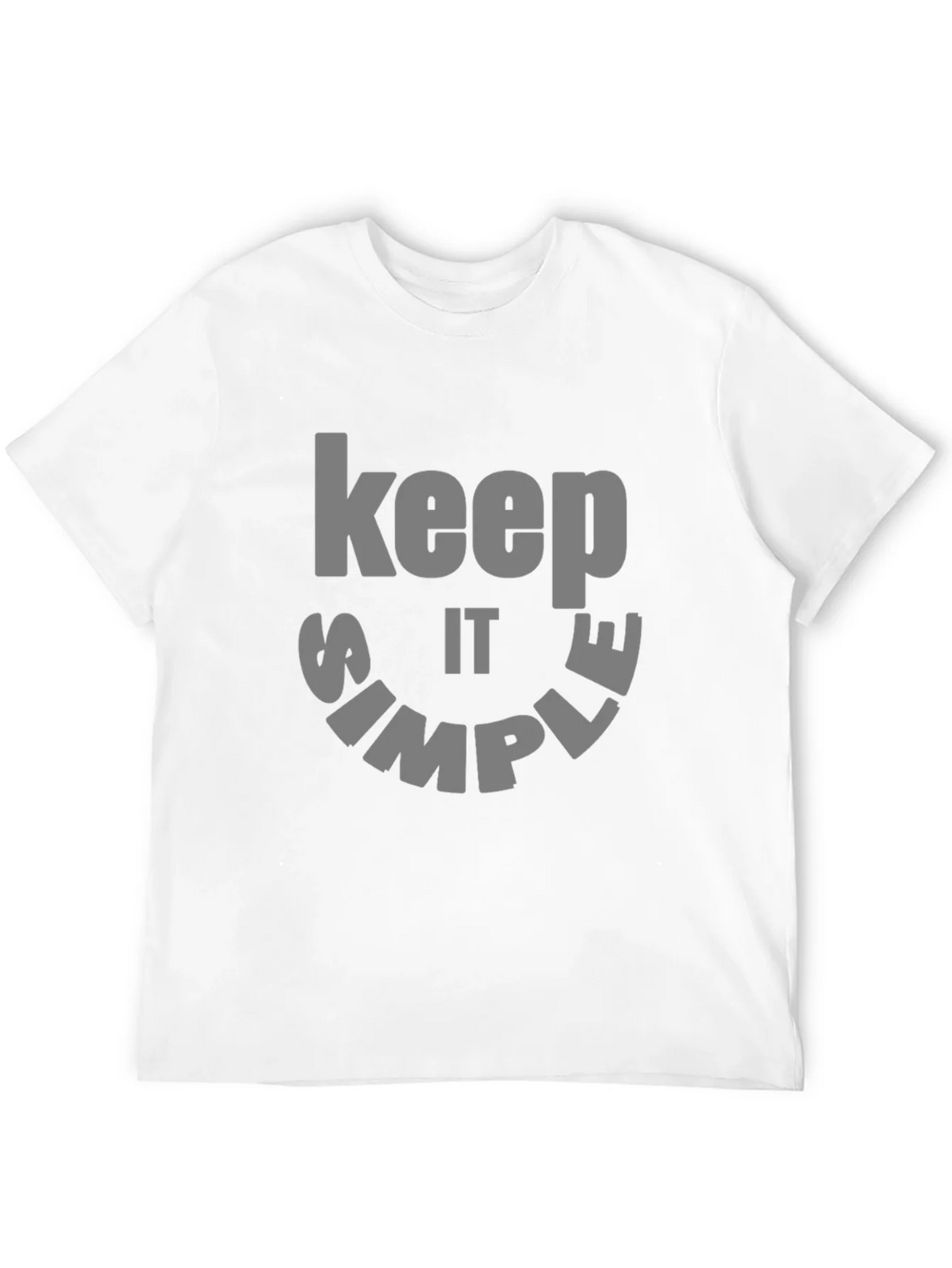 Keep it Simple Graphic Tee - Black Cotton product image 11