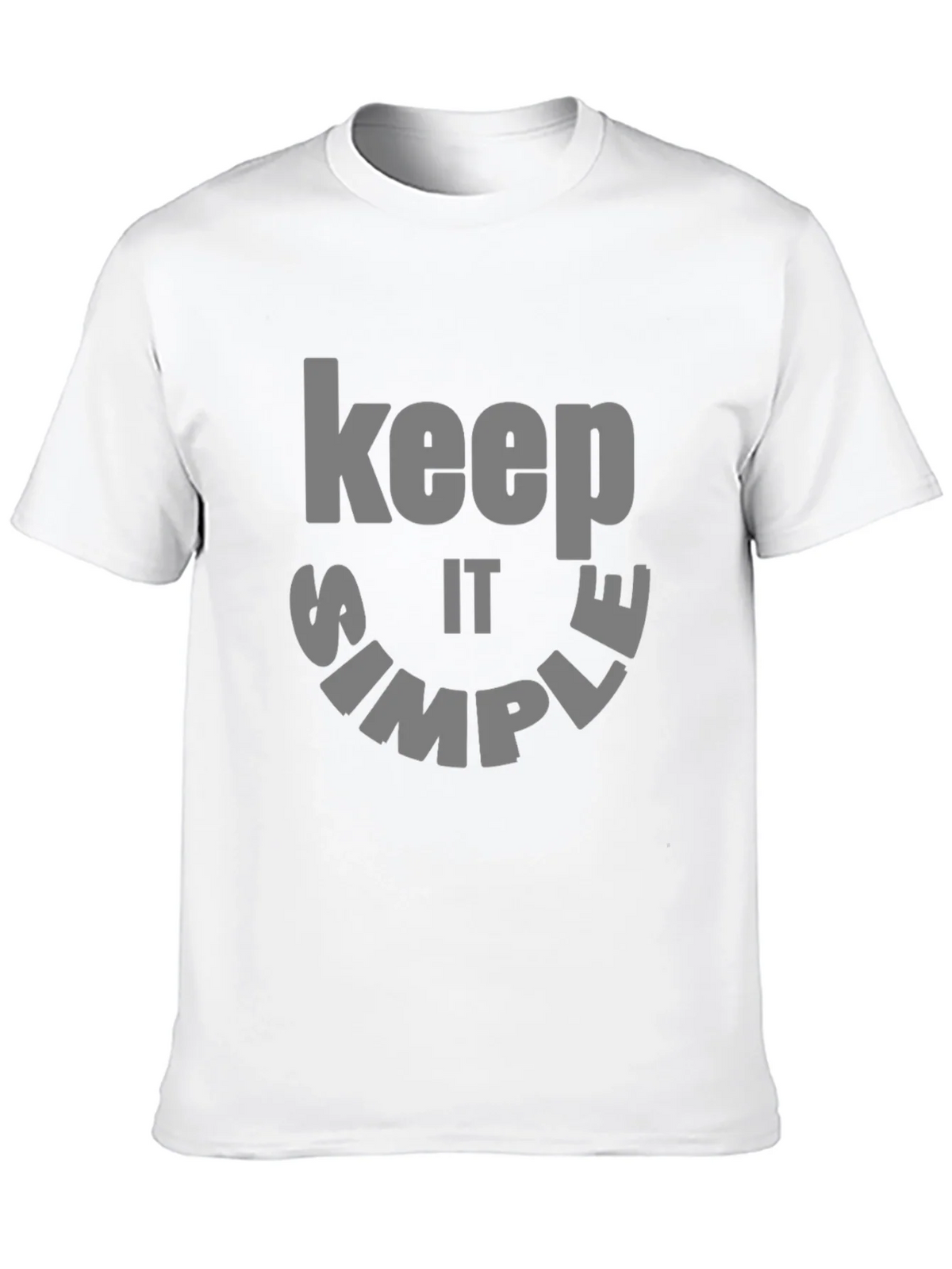 Keep it Simple Graphic Tee - Black Cotton product image 9