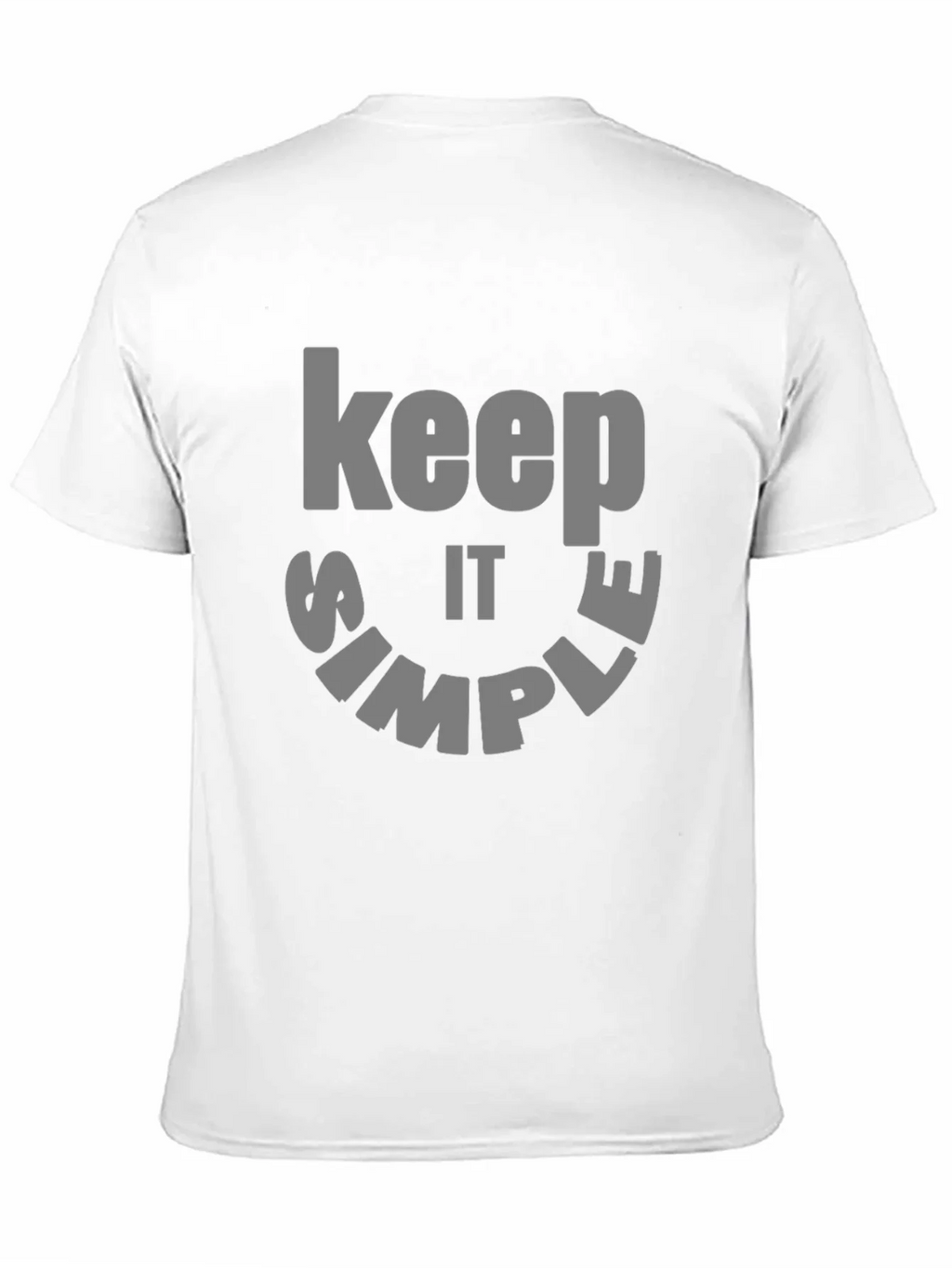 Keep it Simple Graphic Tee - Black Cotton product image 10