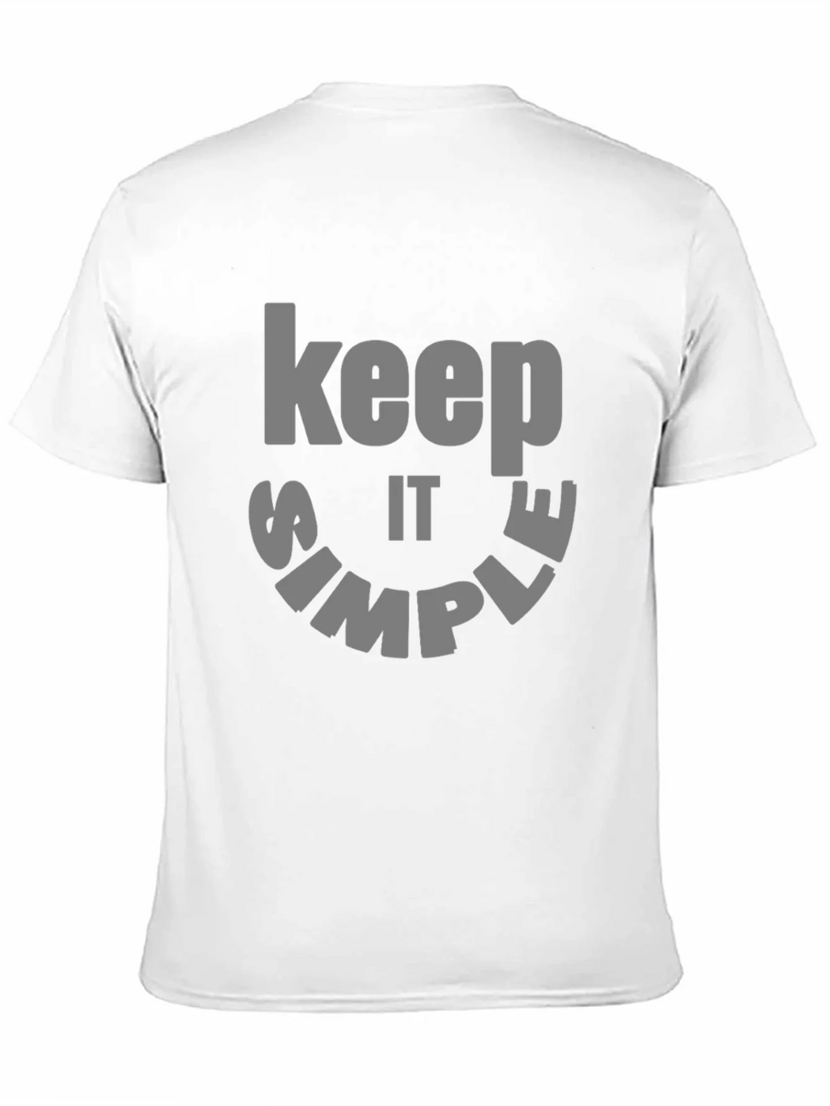 Keep it Simple Graphic Tee - Black Cotton product image 10